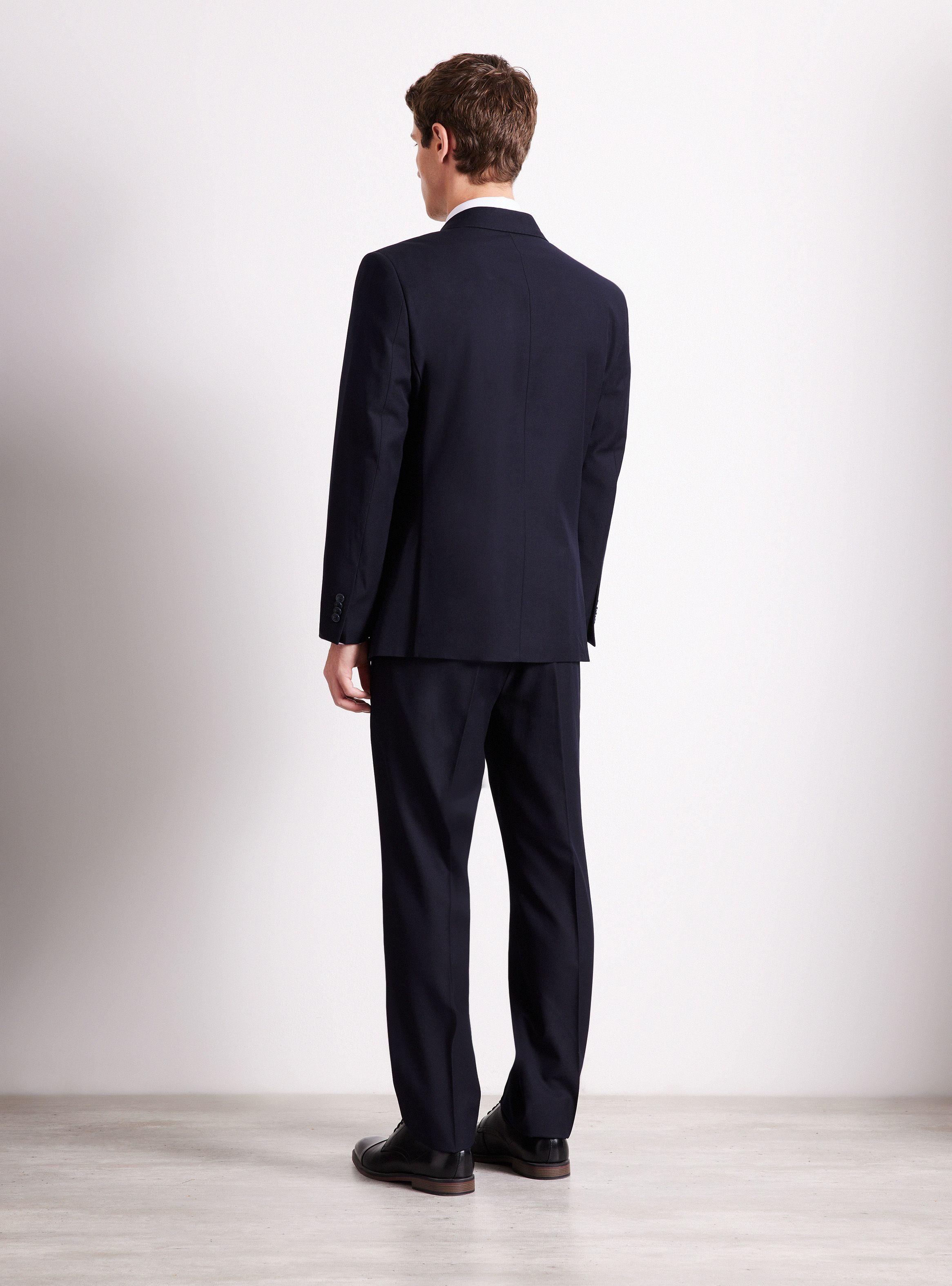 Traje Lana Poliéster Liso-5