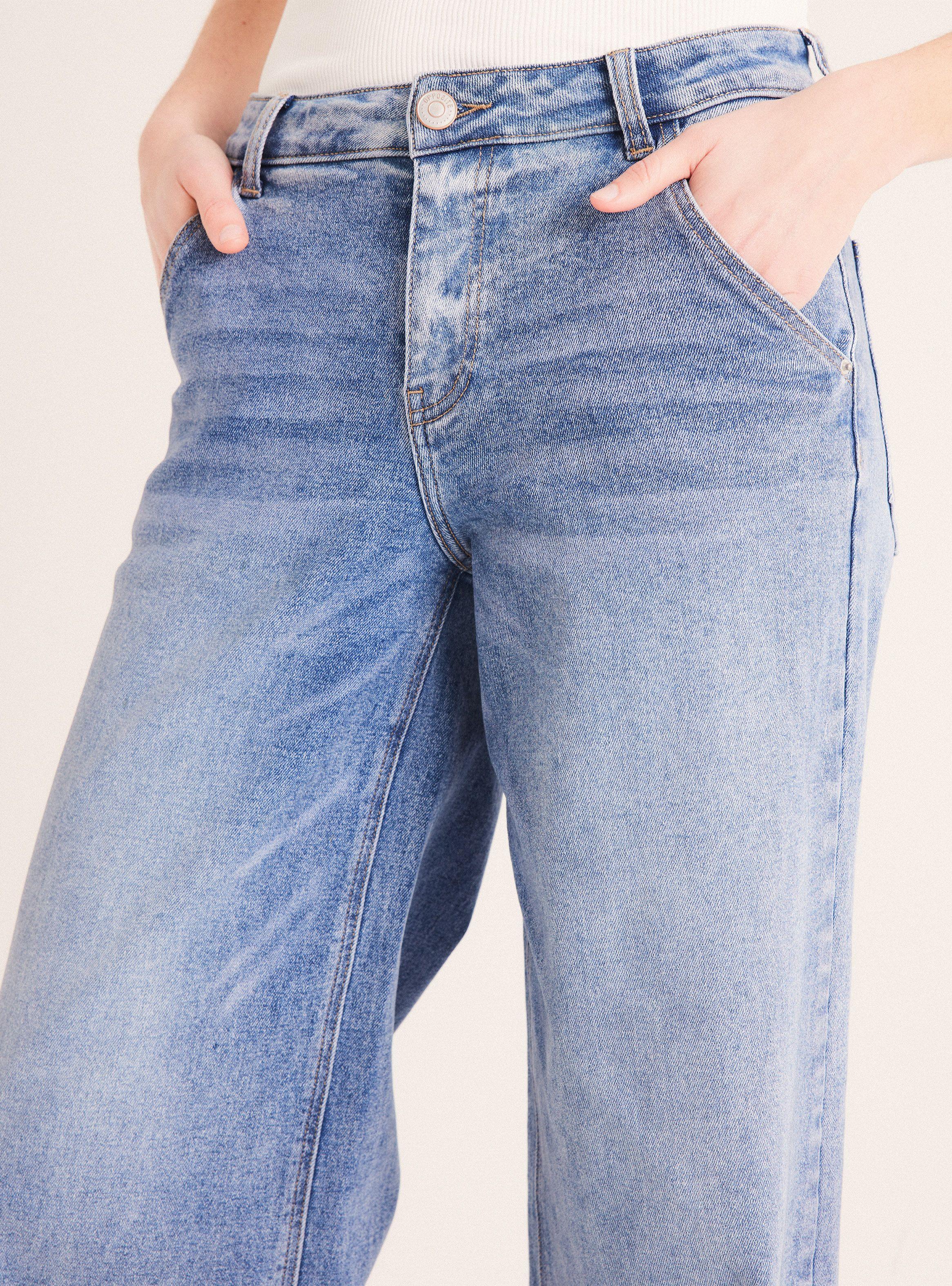 Jeans Anchos Tiro Bajo-2