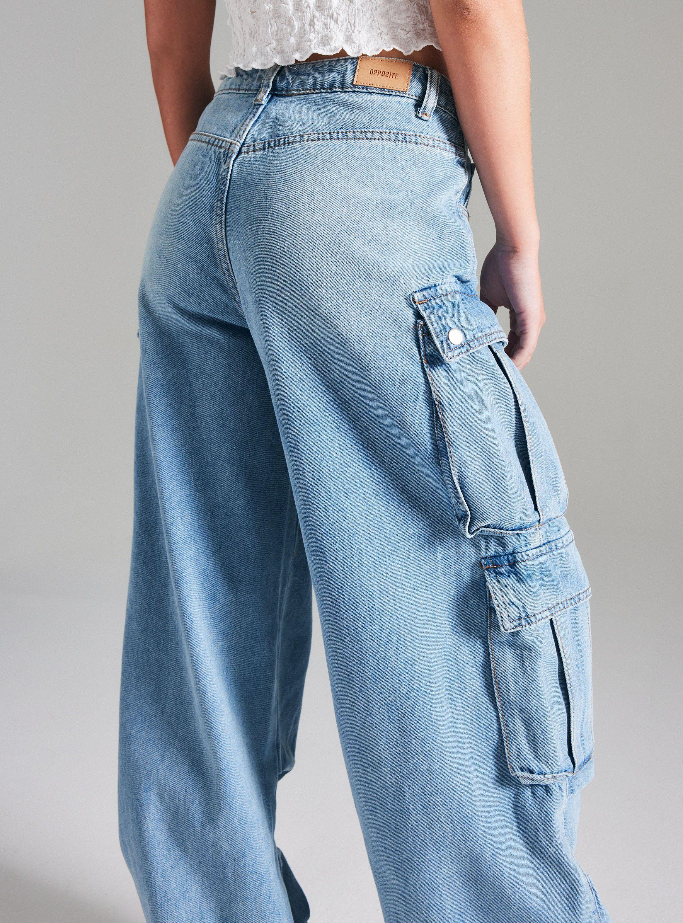 Jeans Multi Bolsillos Cargo-3