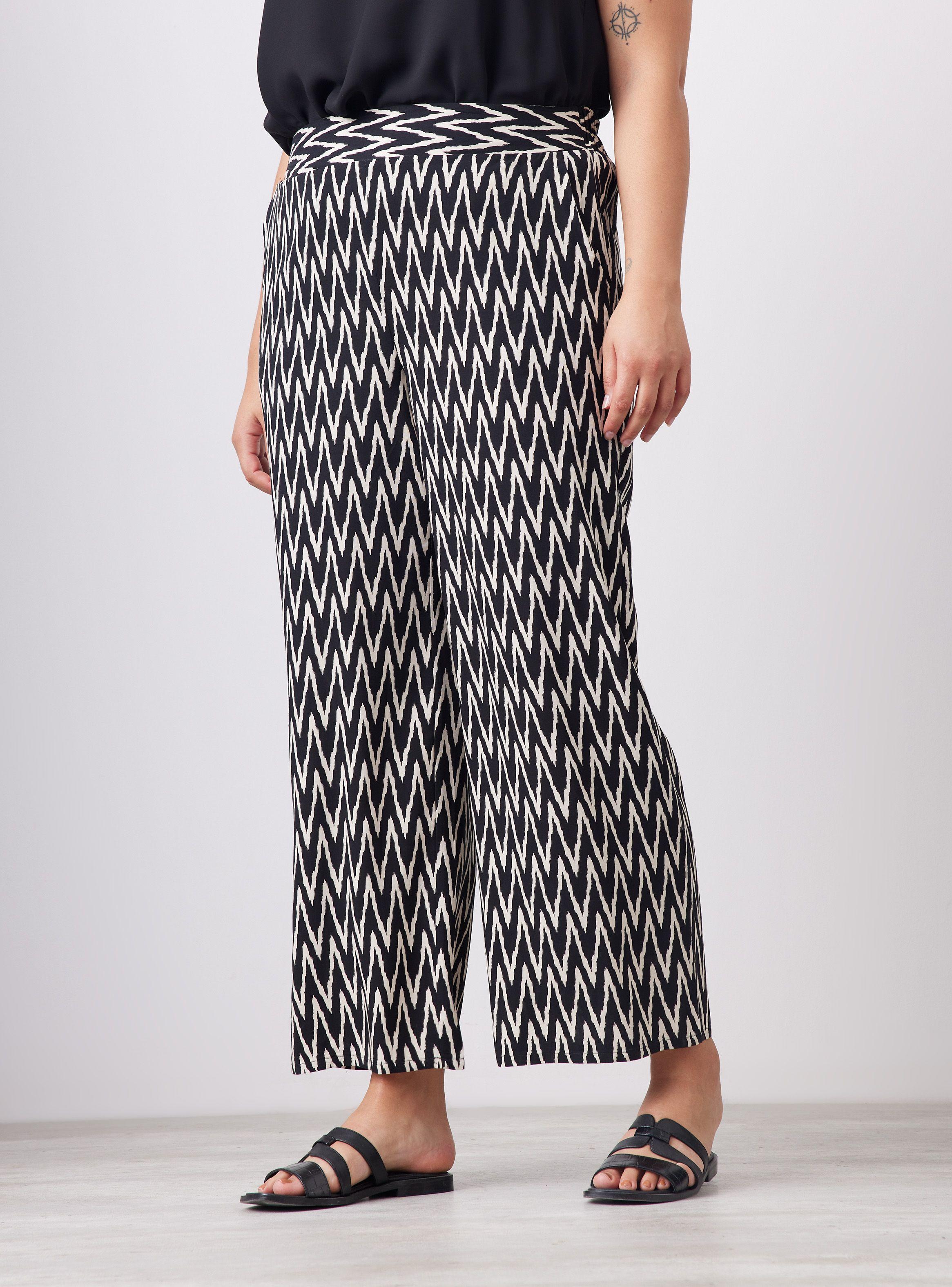 Pantalón Fluido Cintura Elasticada con Bolsillo-0