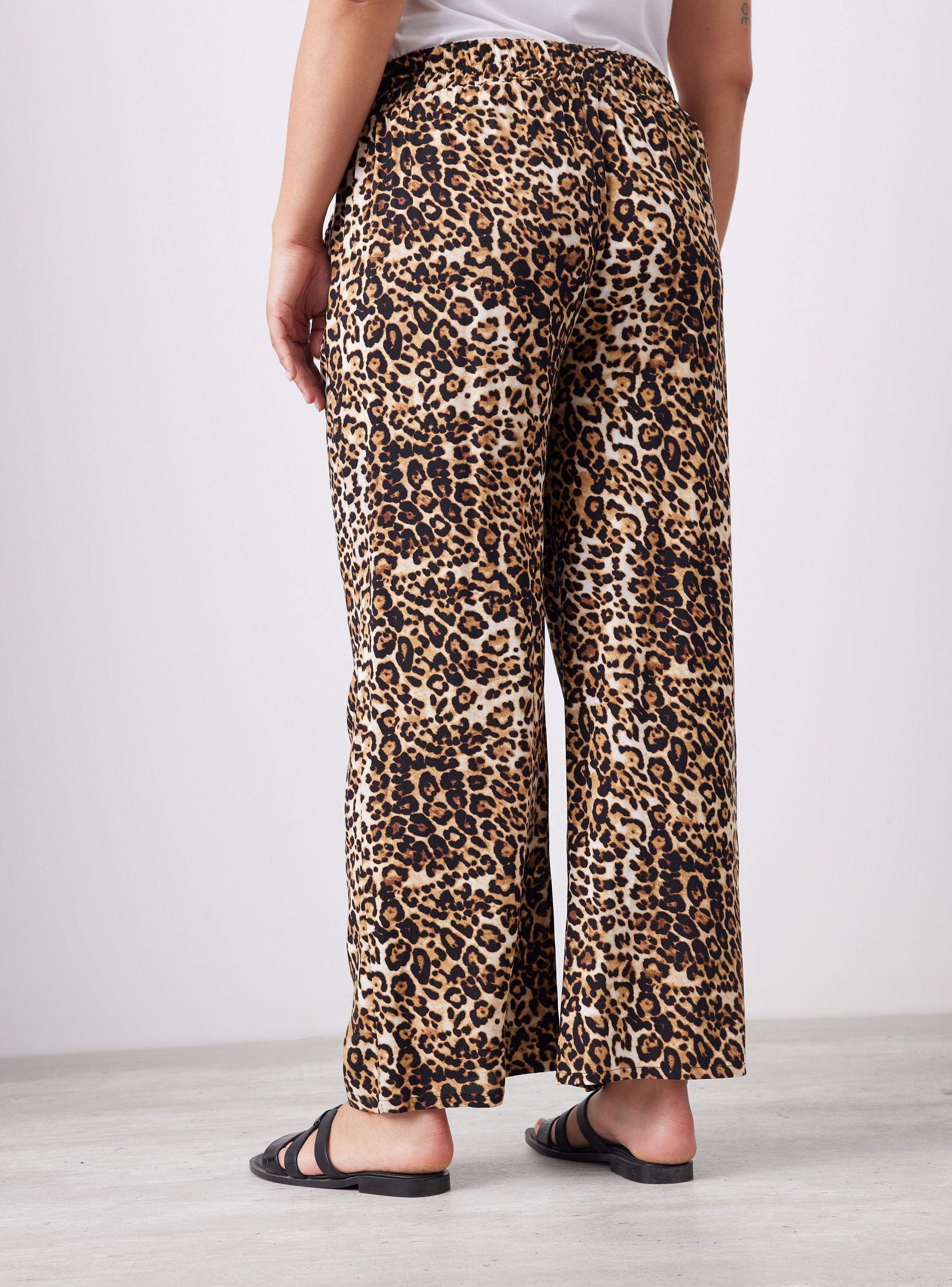 Pantalón Fluido Cintura Elasticada con Bolsillo-1