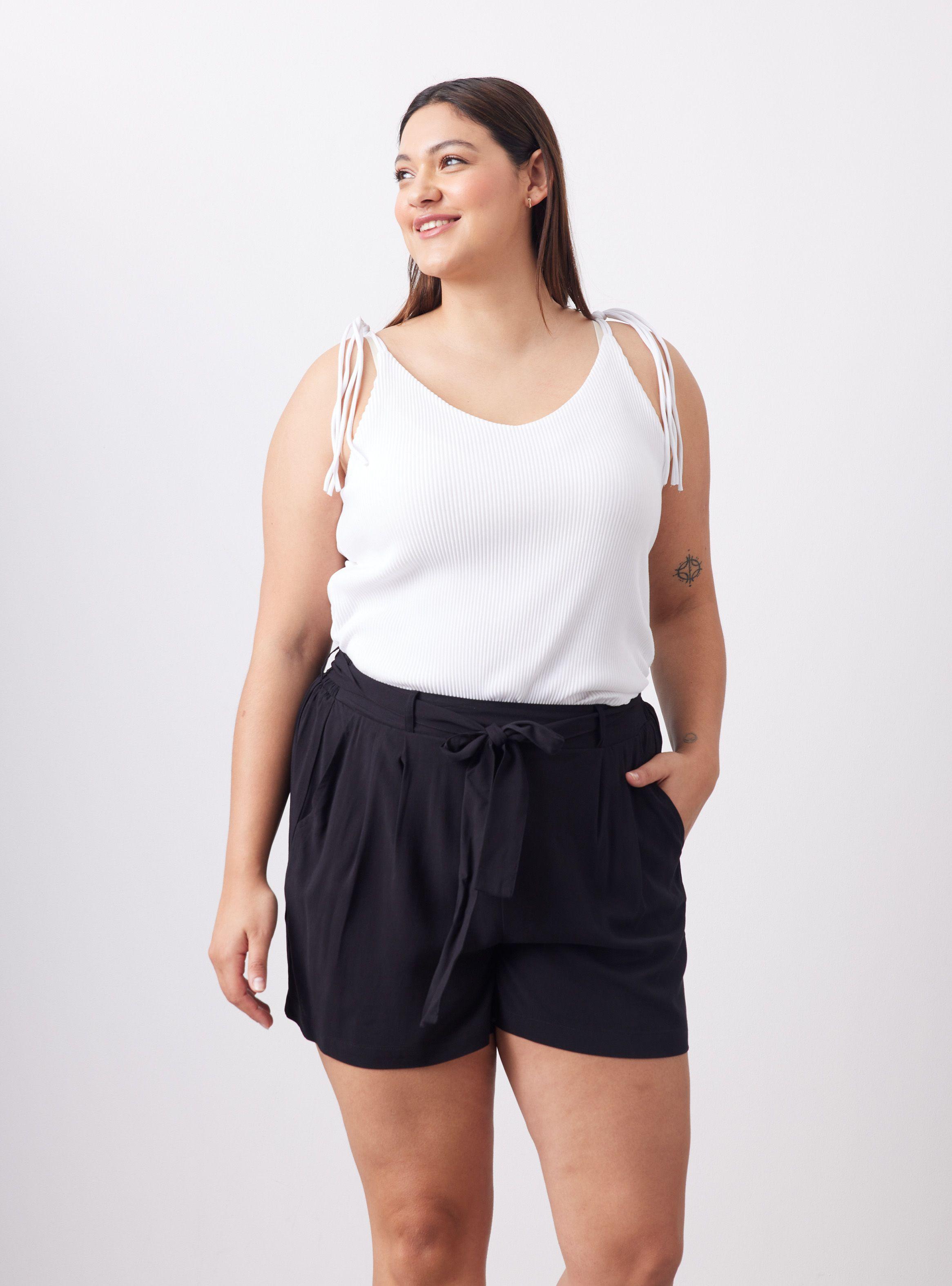 Short Fluido Cintura Elasticada-0