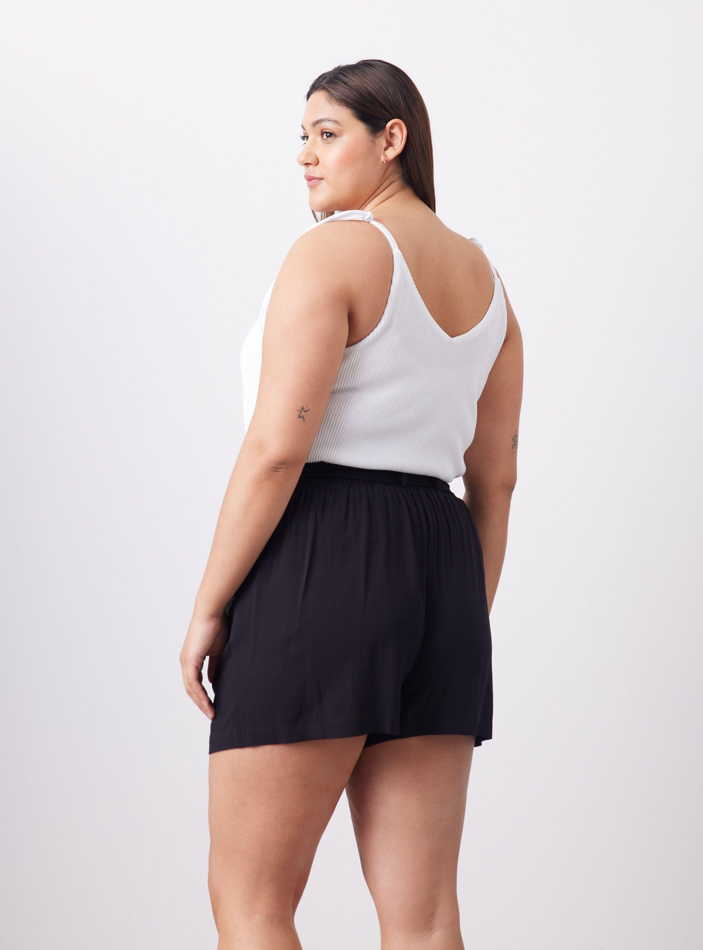 Short Fluido Cintura Elasticada-1