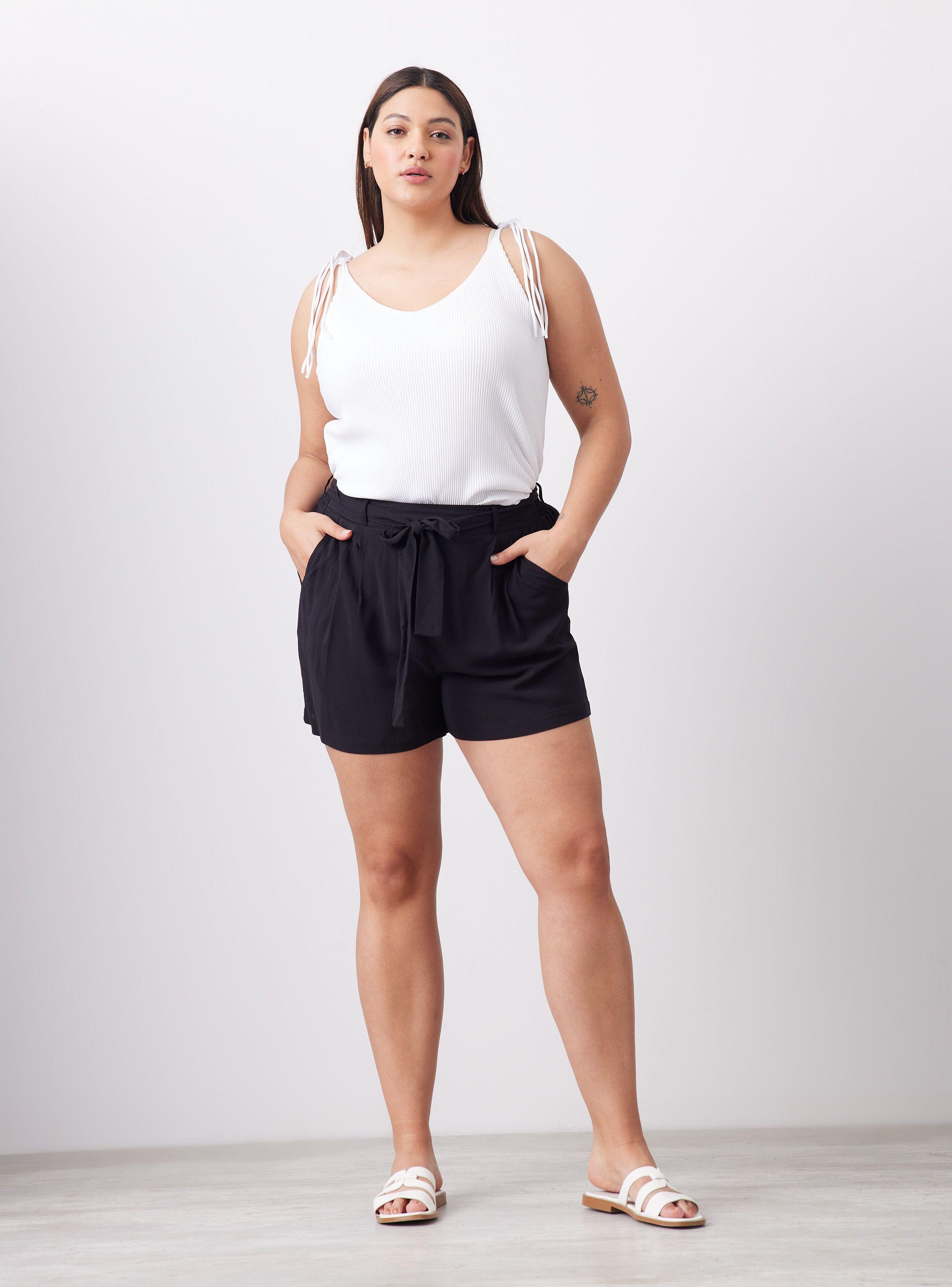Short Fluido Cintura Elasticada-4