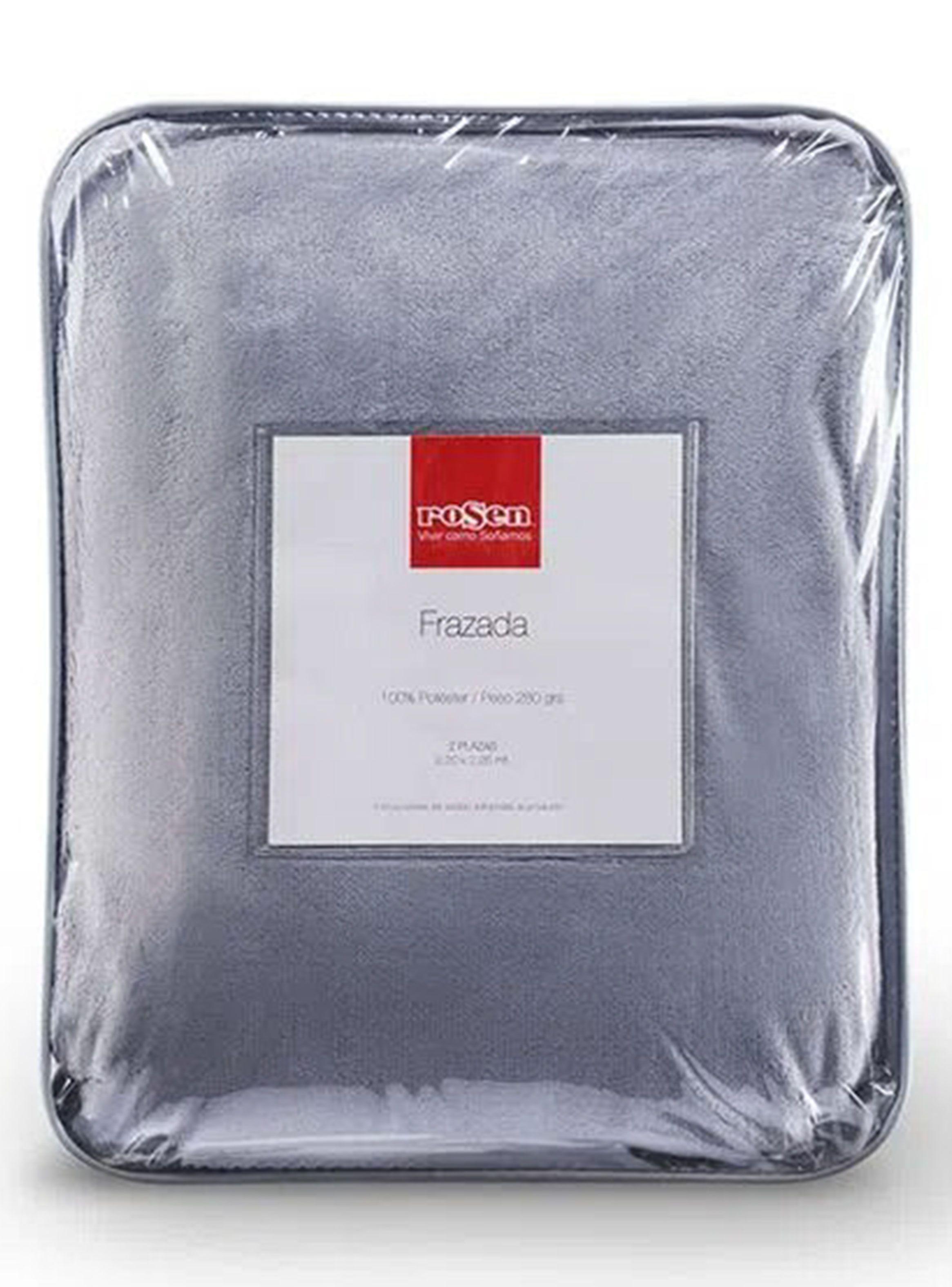 Frazada Flannel 1.5 Plazas Grafito-2