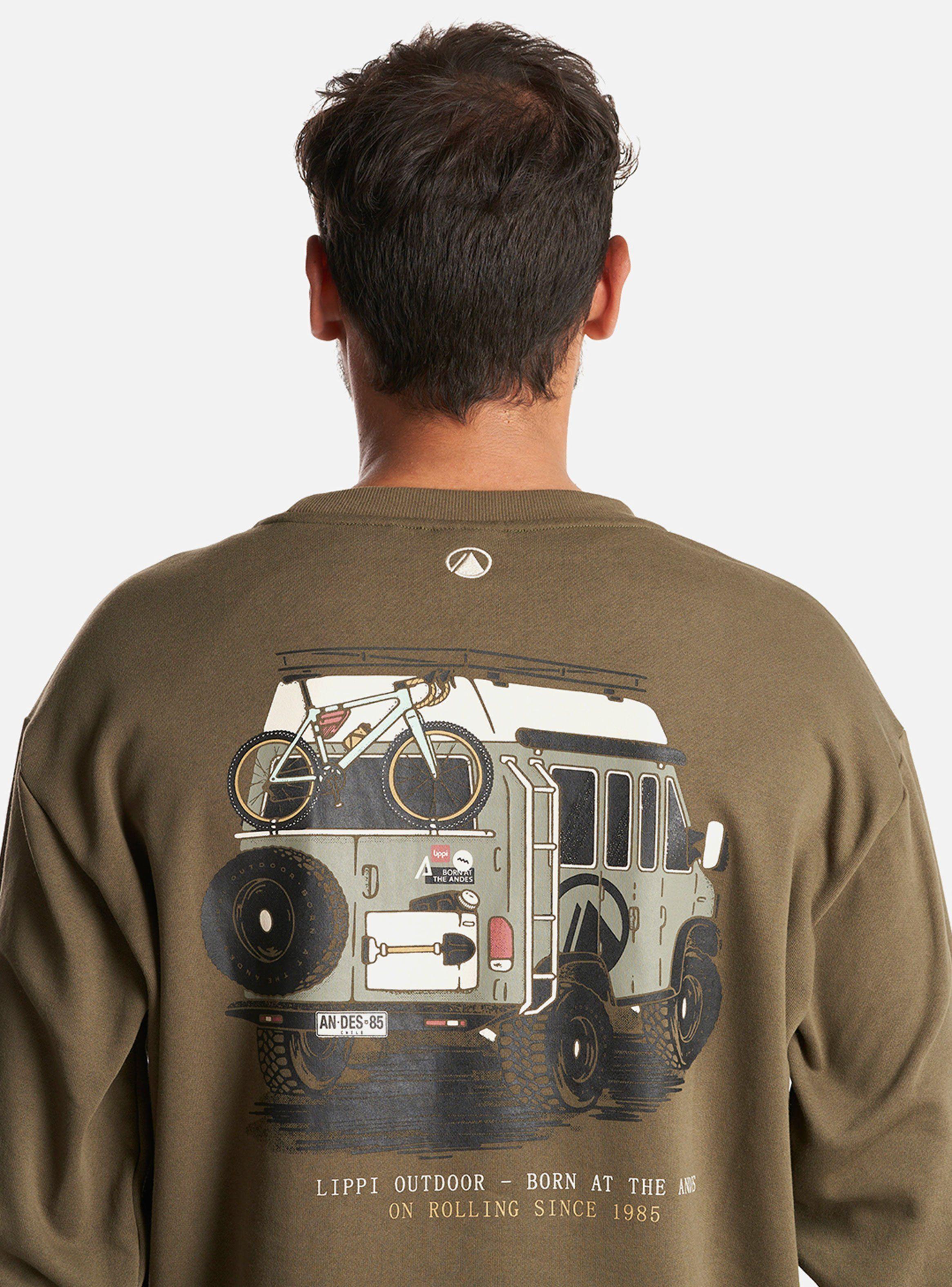 Polerón Back Print Insigne Crewneck Sweatshirt-3