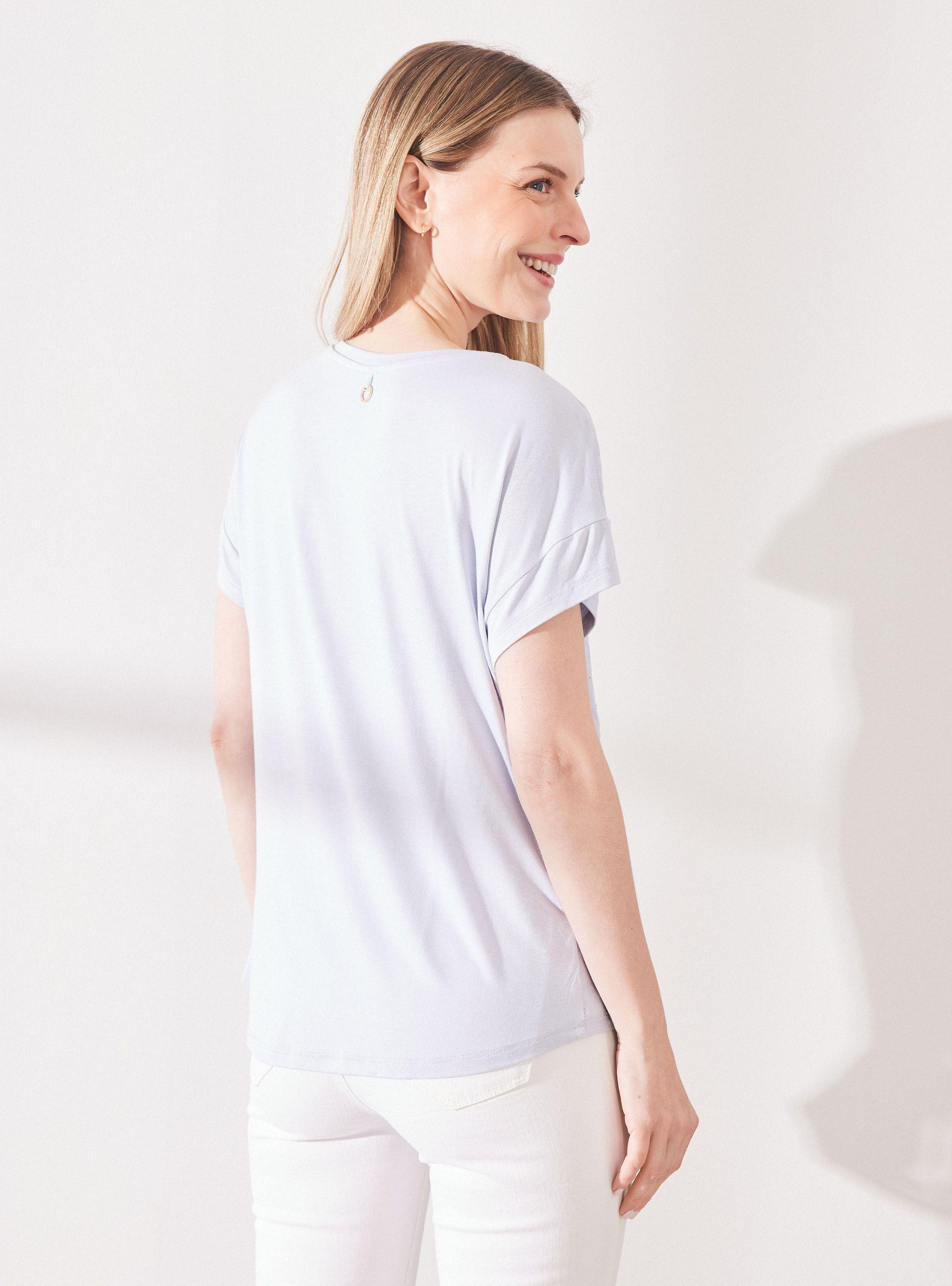 Polera Bordada y Espalda Lisa-1