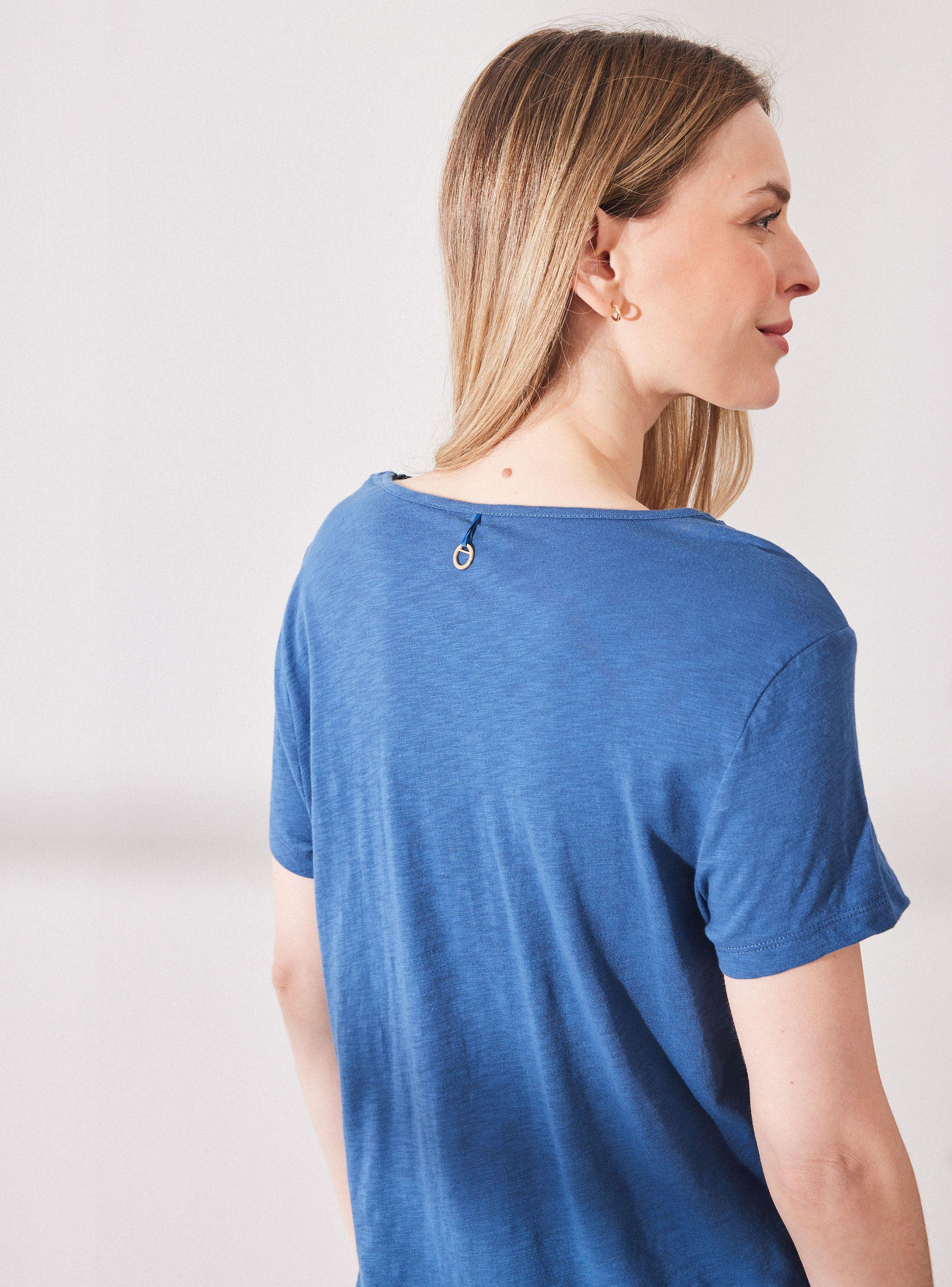 Polera con Aplicación Macramé en Cuello-3