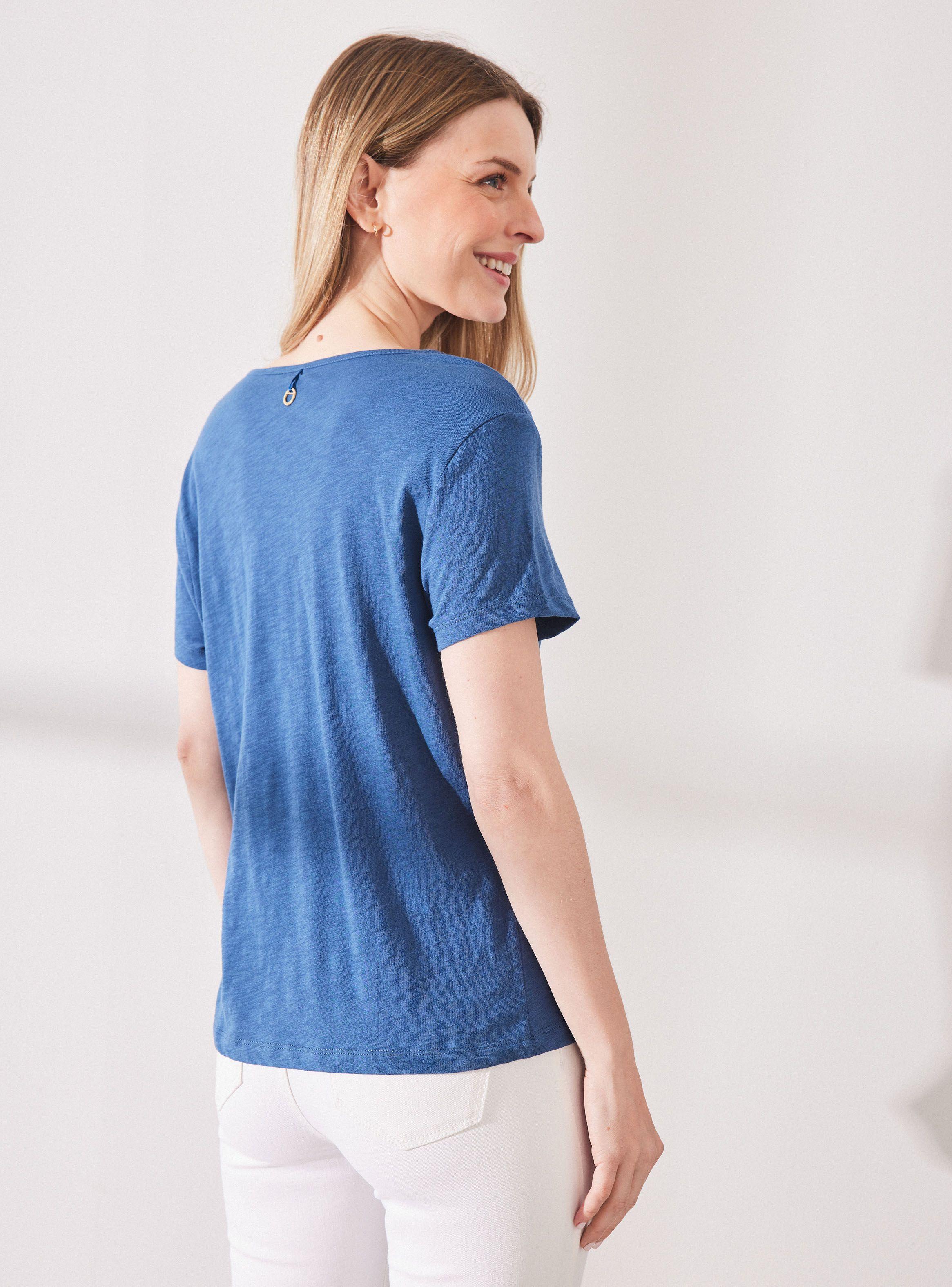Polera con Aplicación Macramé en Cuello-1