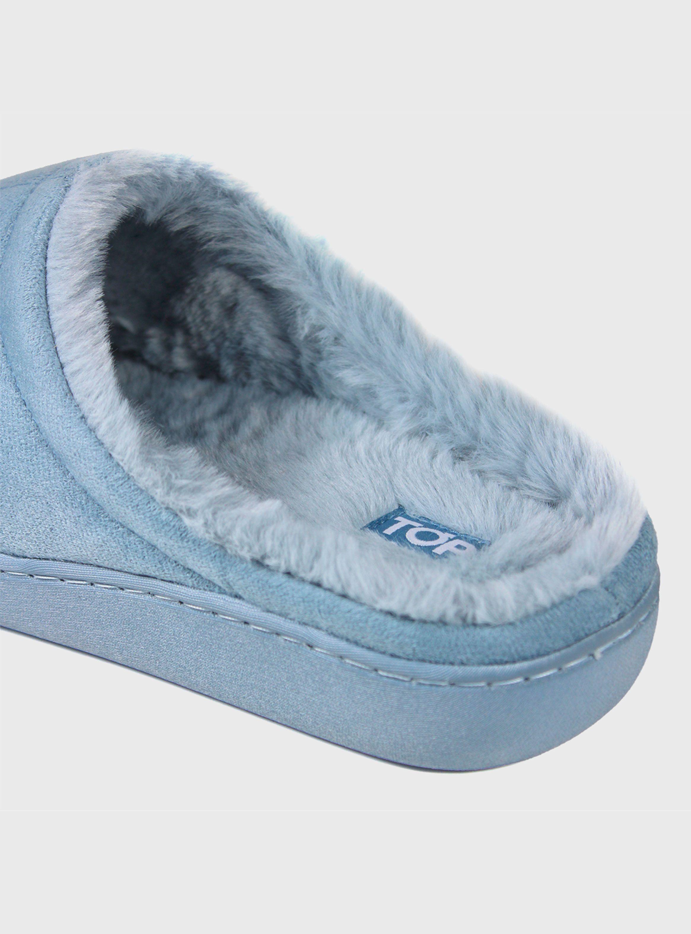 Pantufla Básica Pelo Bleu Poliéster-2