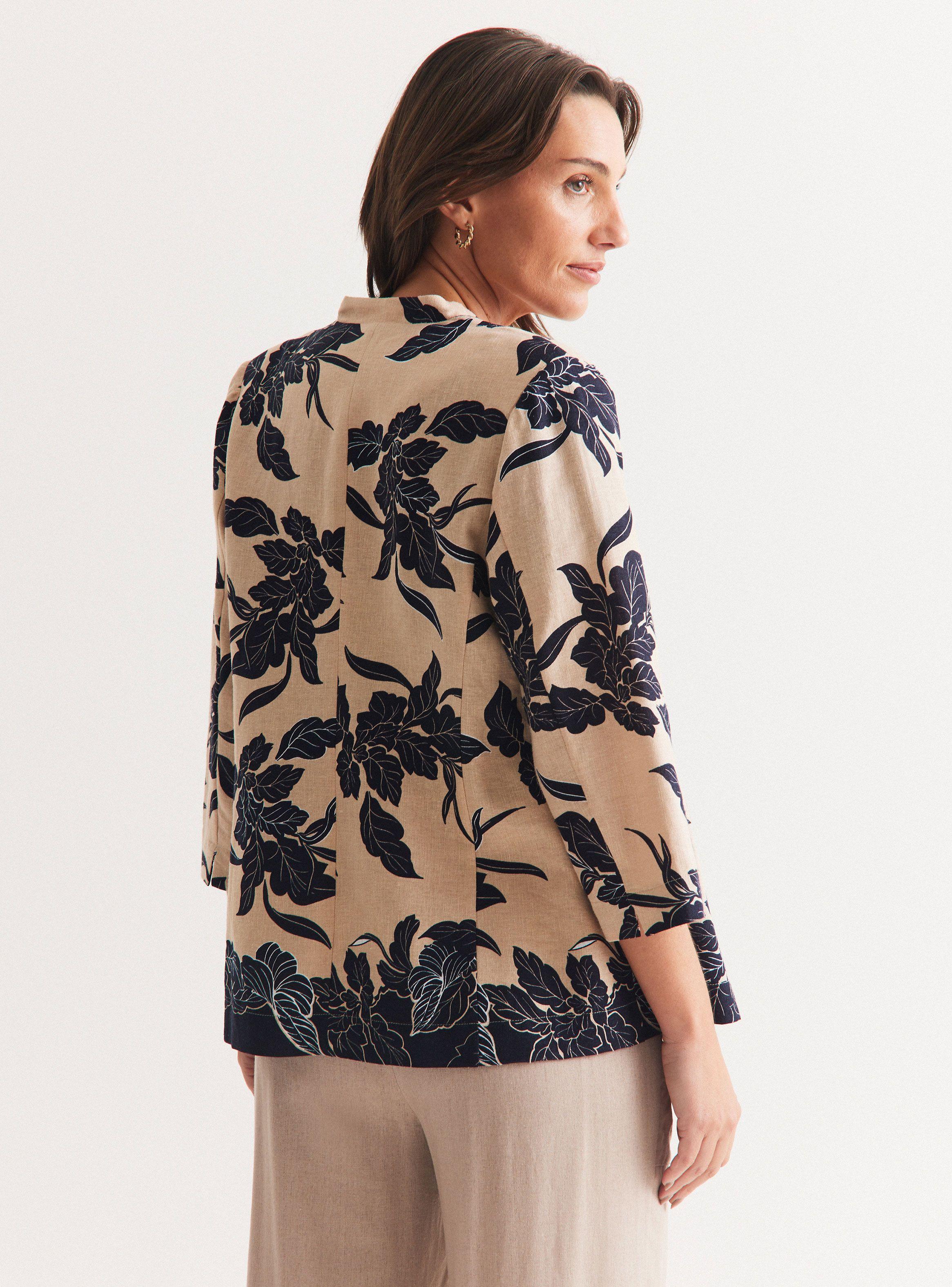 Blazer con Lino-1
