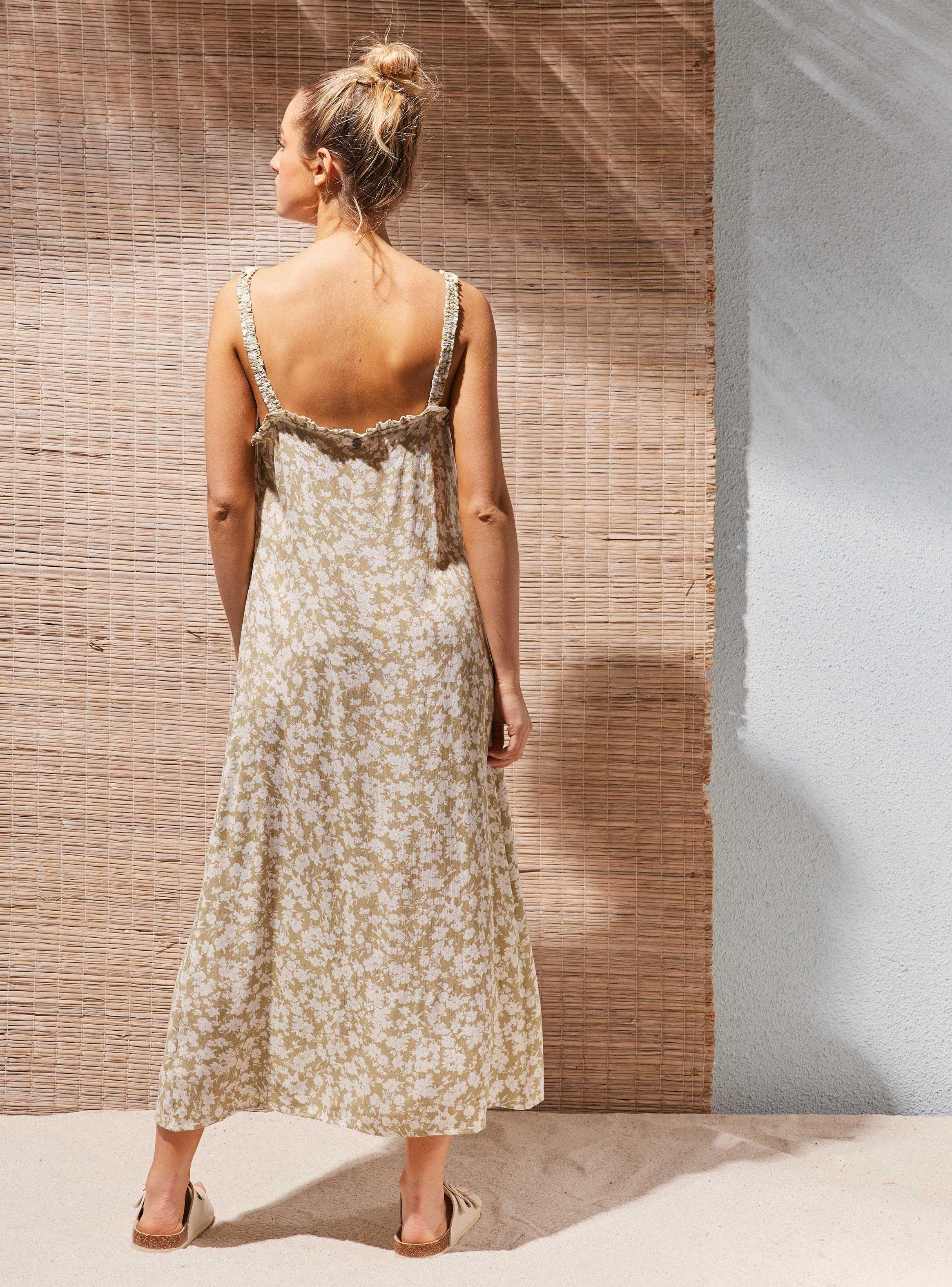 Vestido Largo Cuello V-1