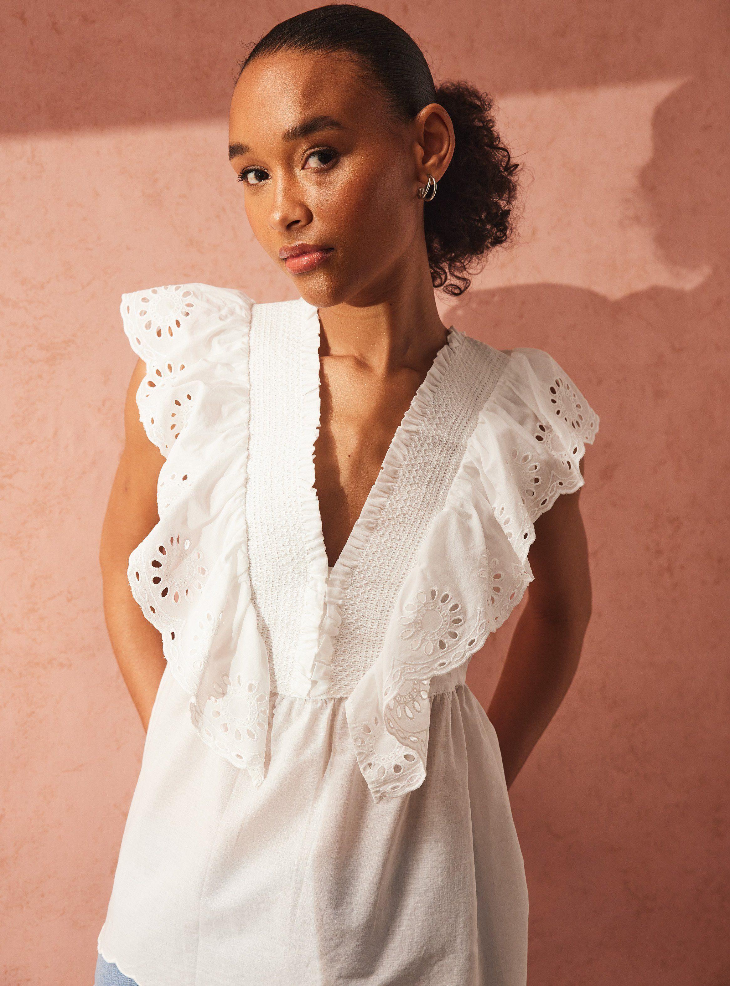 Blusa con Vuelo Bordado-2