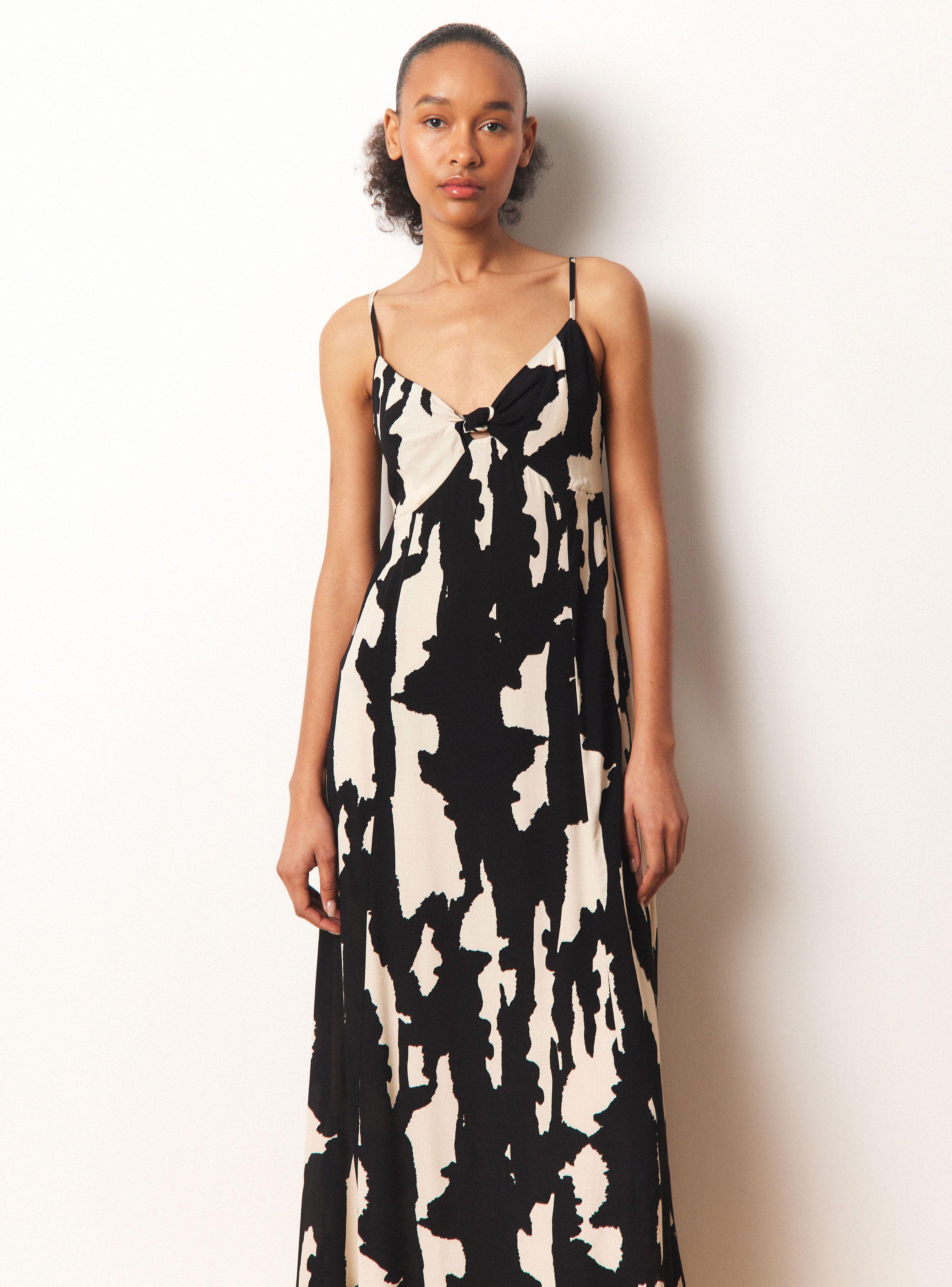 Vestido con Nudo en Escote-0