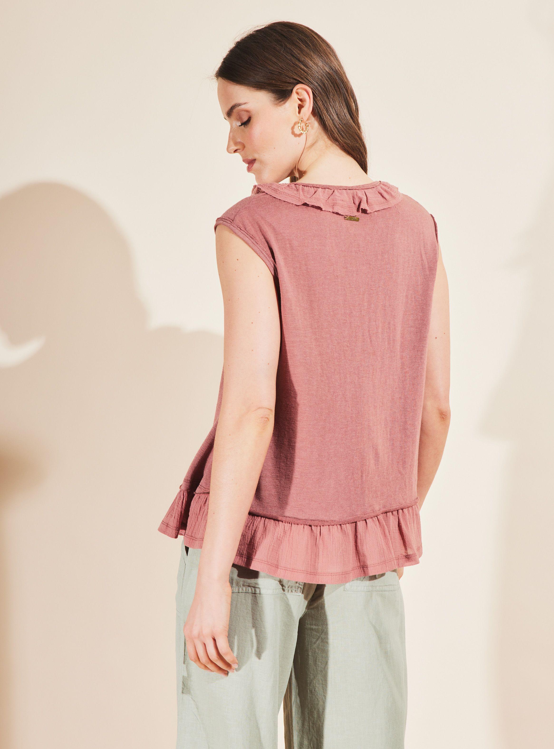 Polera con Vuelo Escote-1