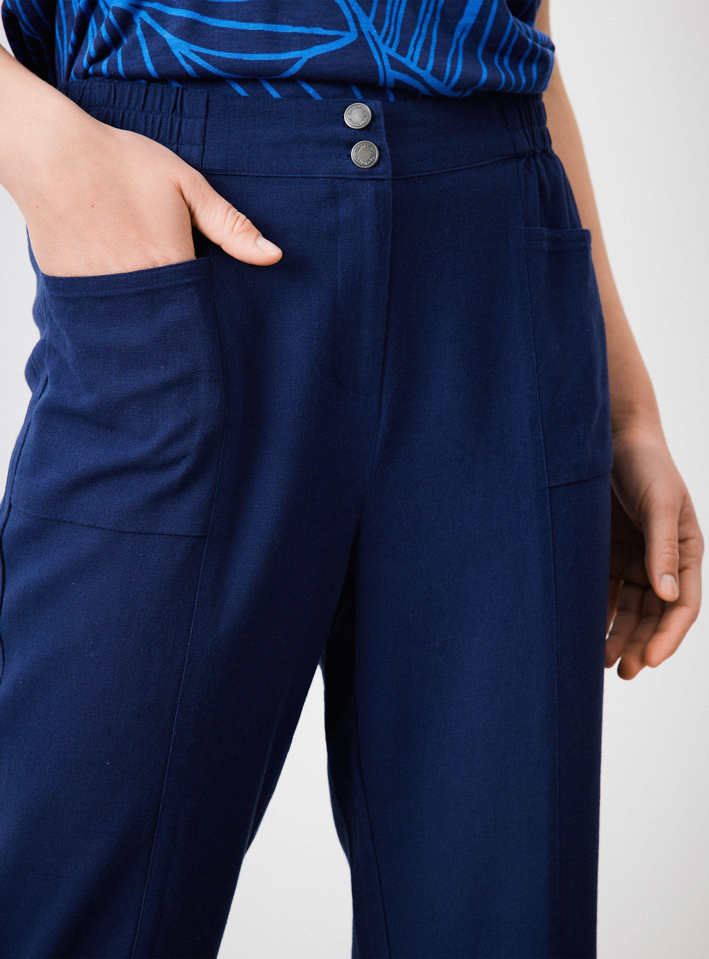 Pantalón Capri con Lino-2