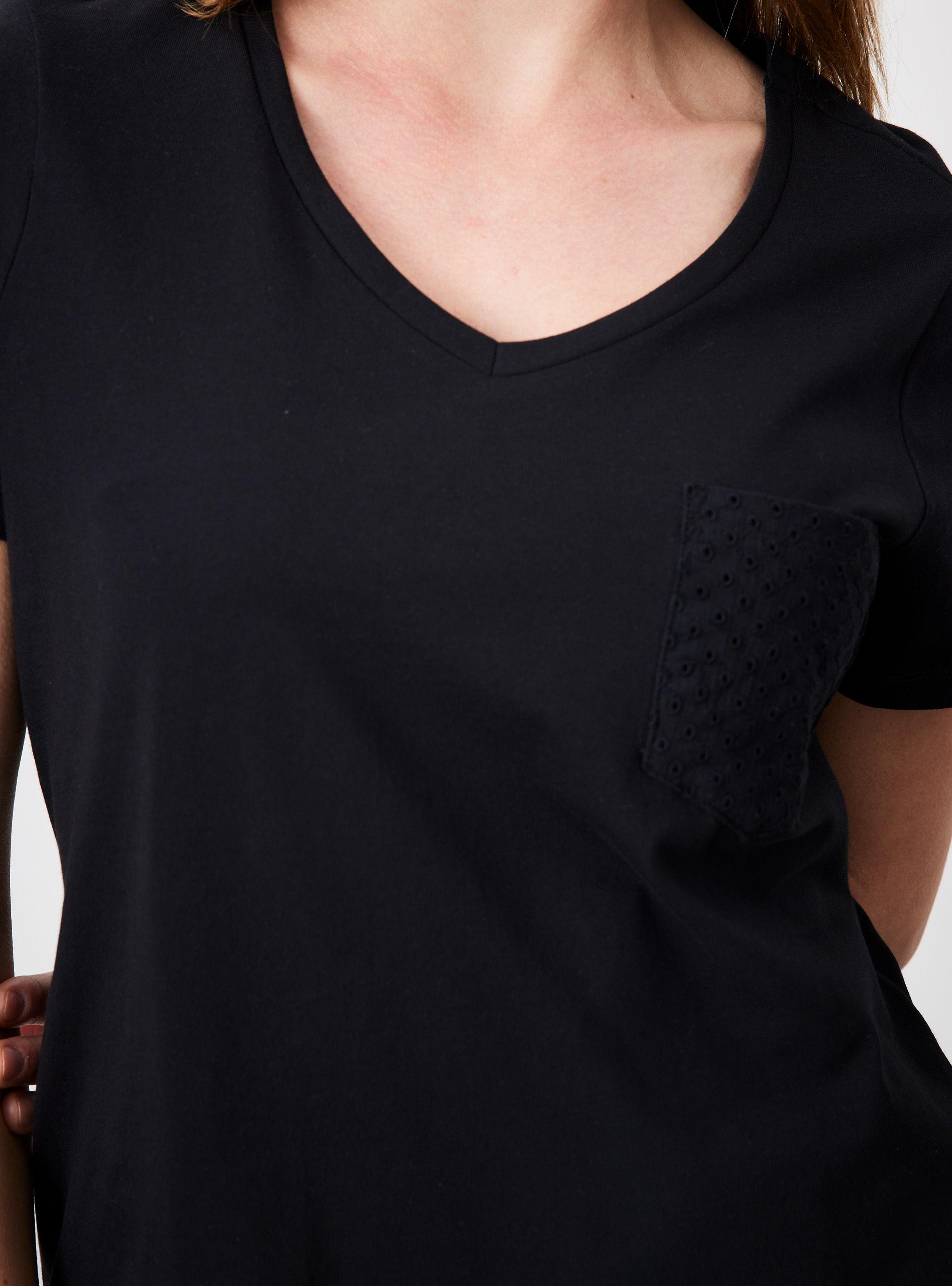Polera Bolsillo de Broderie-3