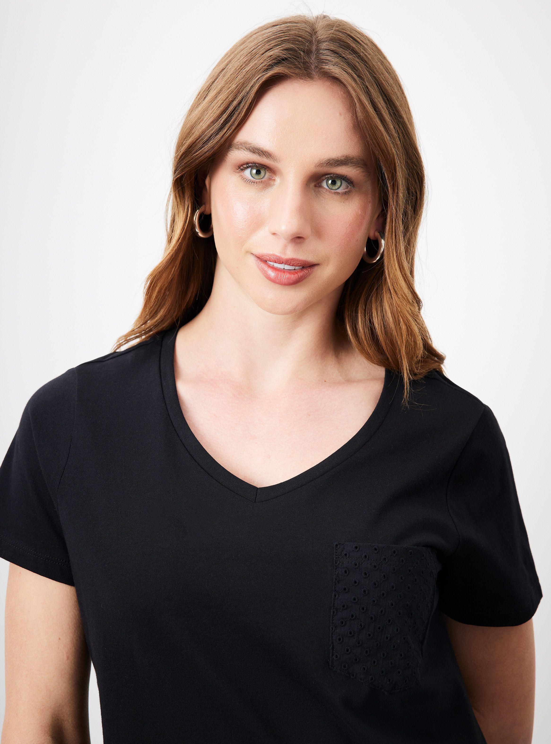 Polera Bolsillo de Broderie-2