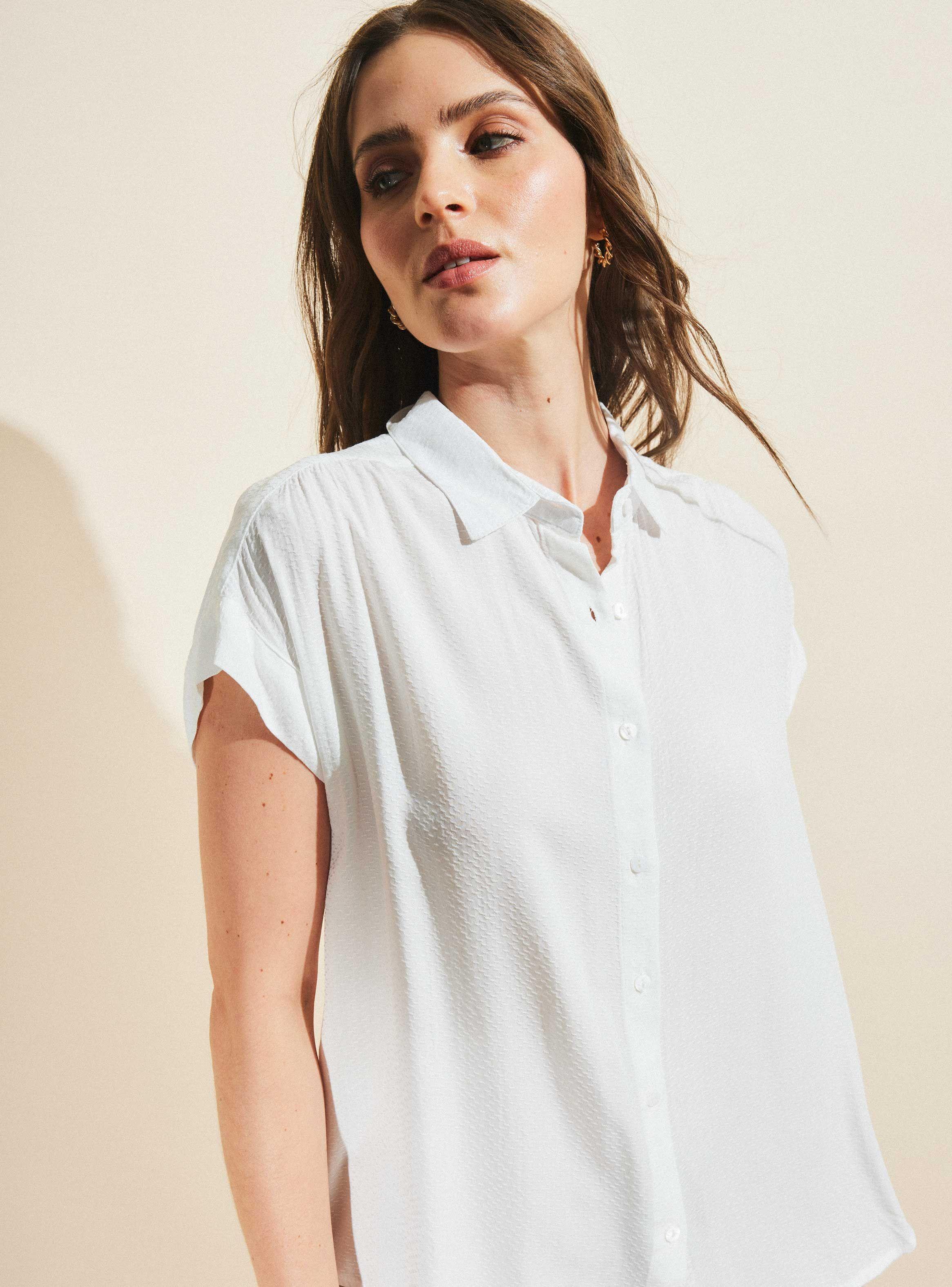 Blusa Básica Tela con Textura-2