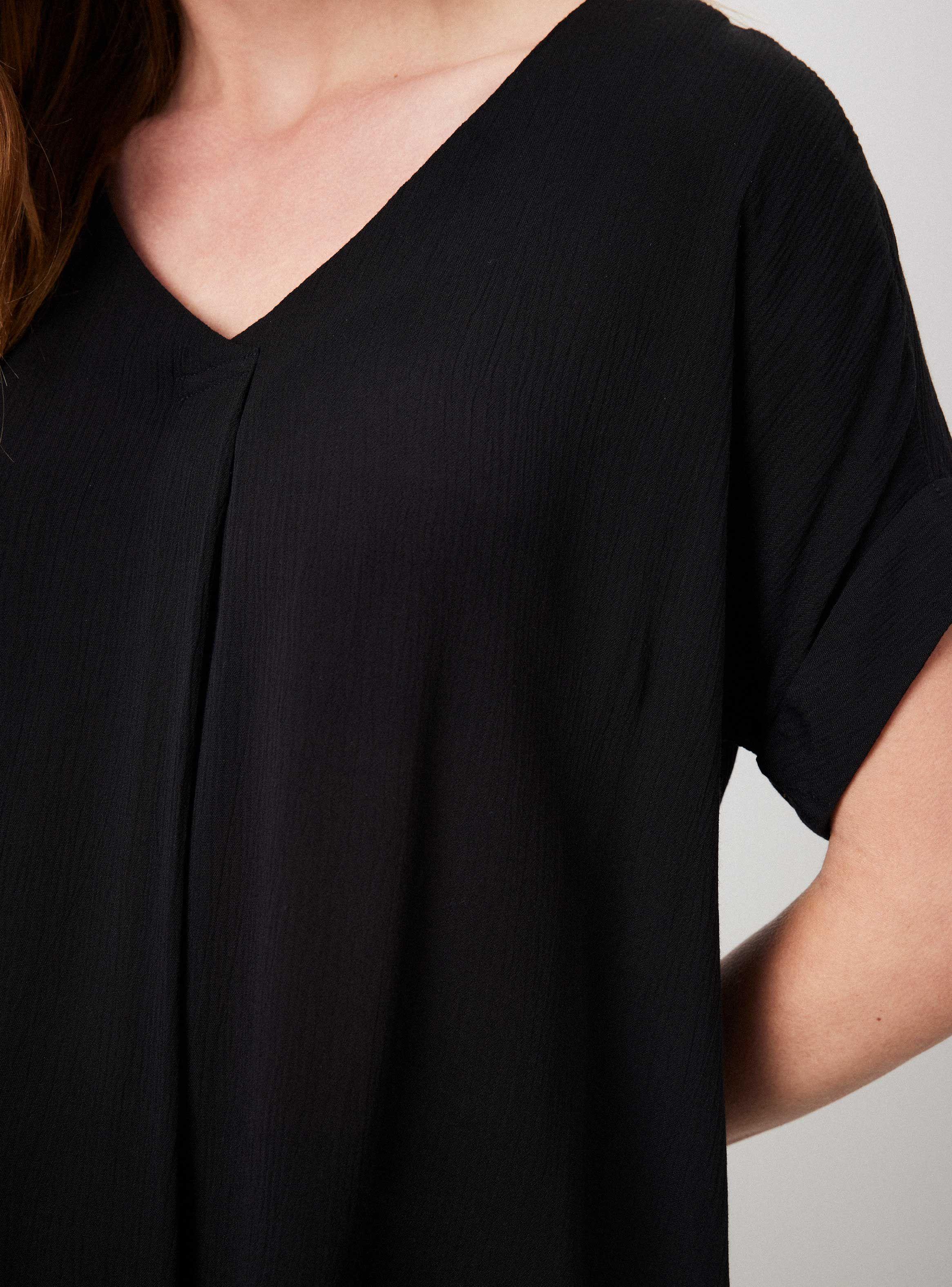 Blusa Holgada con Pinza en Delantero-3