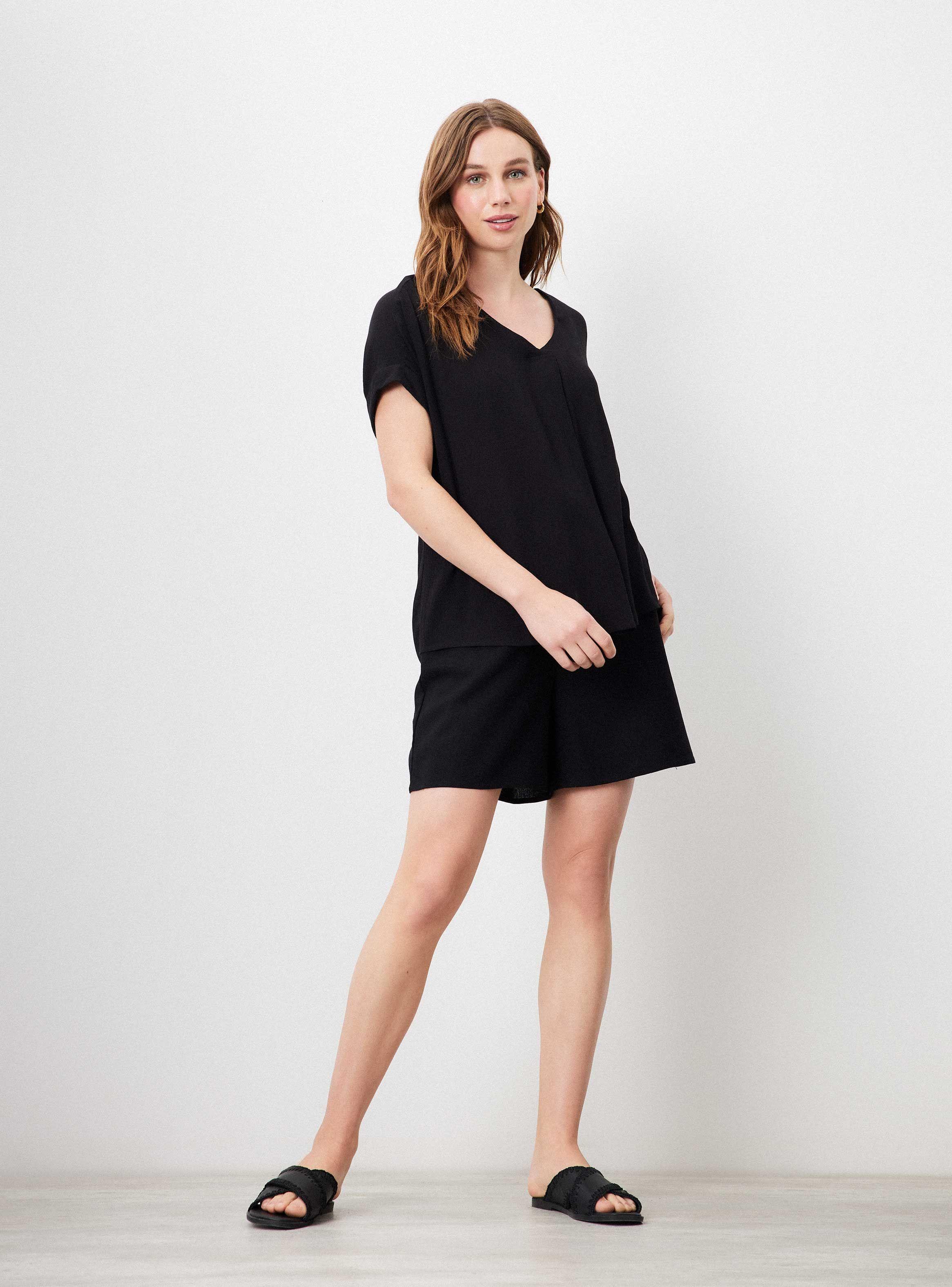 Blusa Holgada con Pinza en Delantero-4