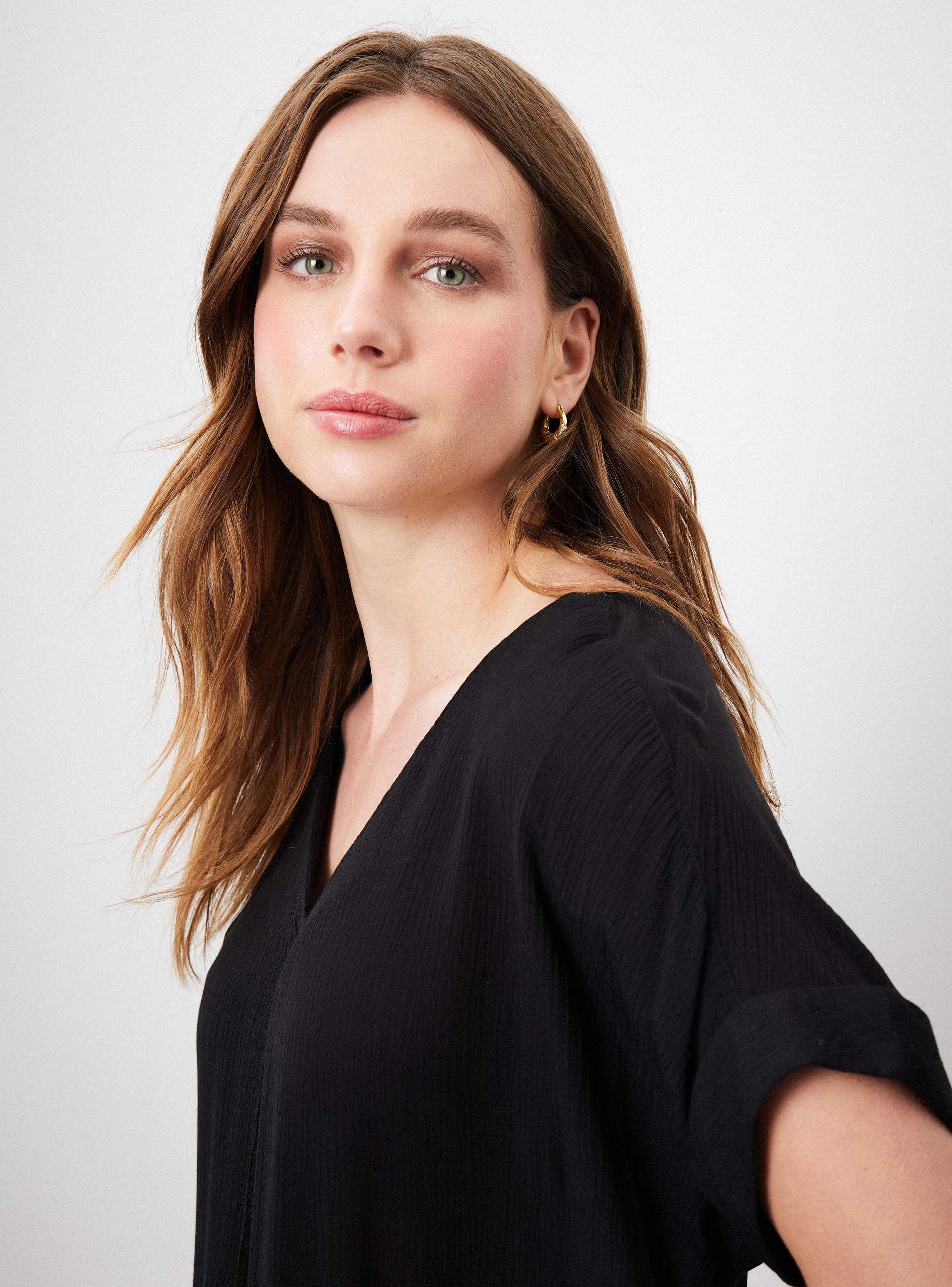 Blusa Holgada con Pinza en Delantero-2