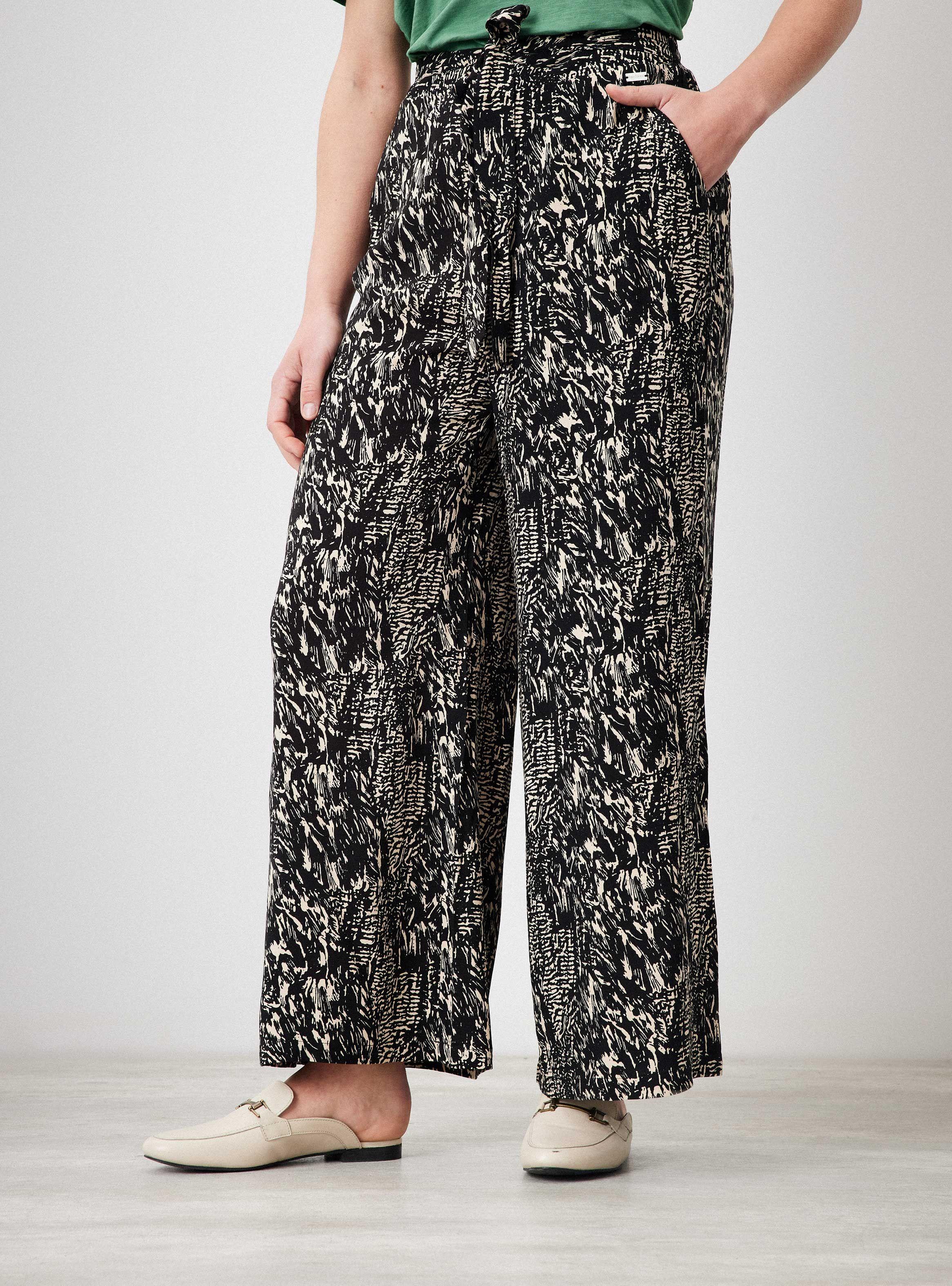 Pantalón Full Print Holgado-0