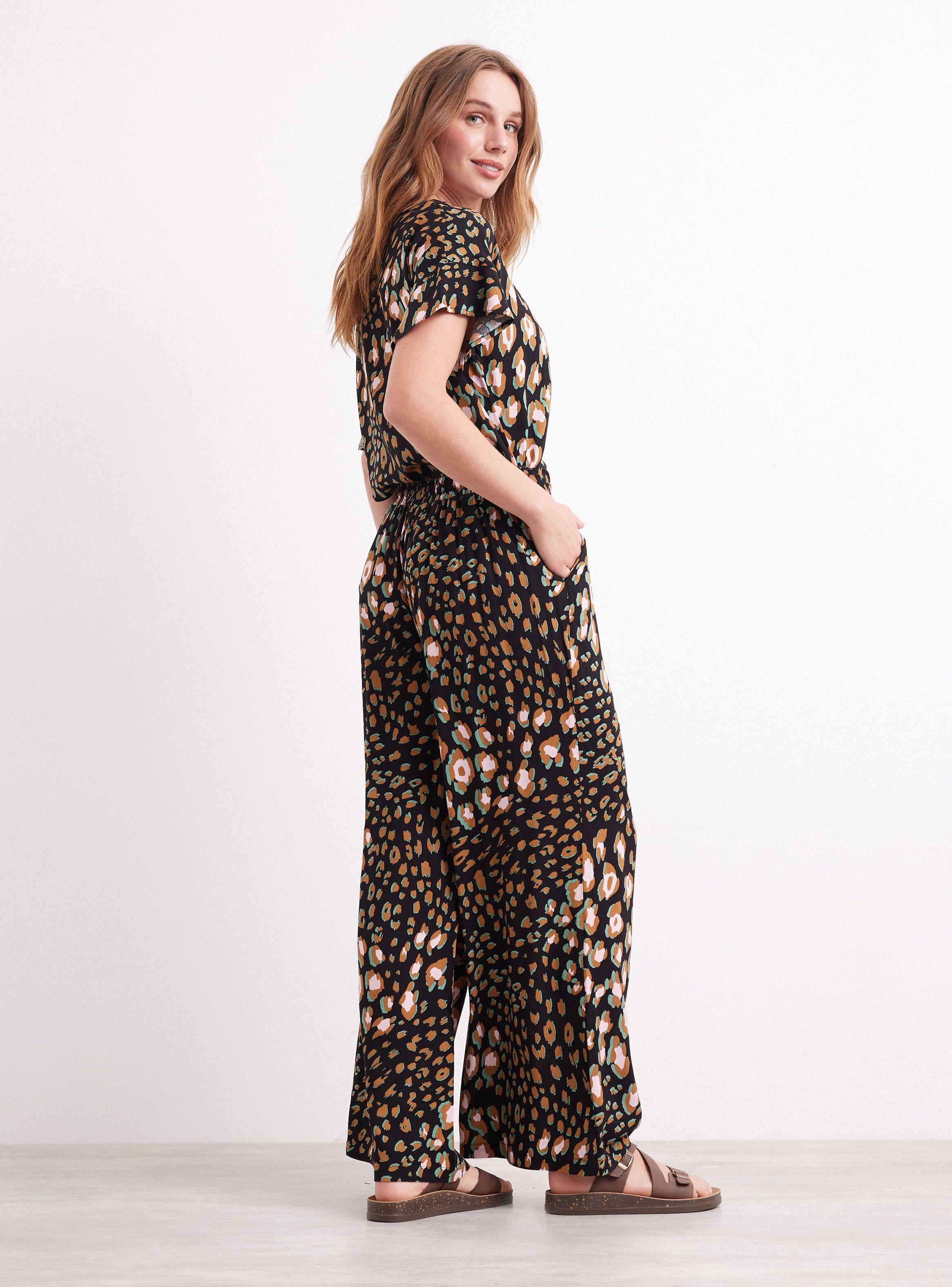 Pantalón Full Print Holgado-5