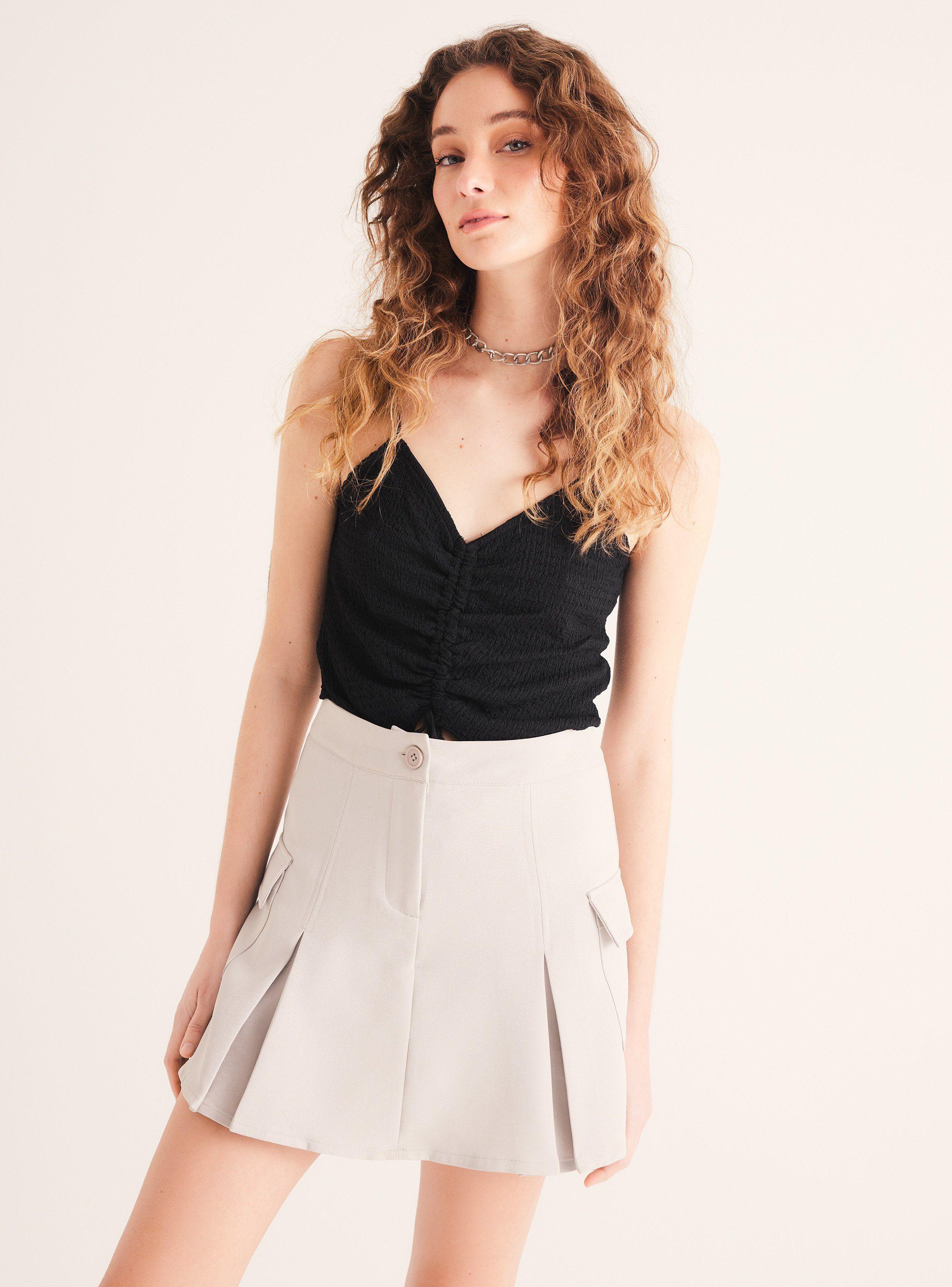 Falda Skort Tablas Look Cargo-0