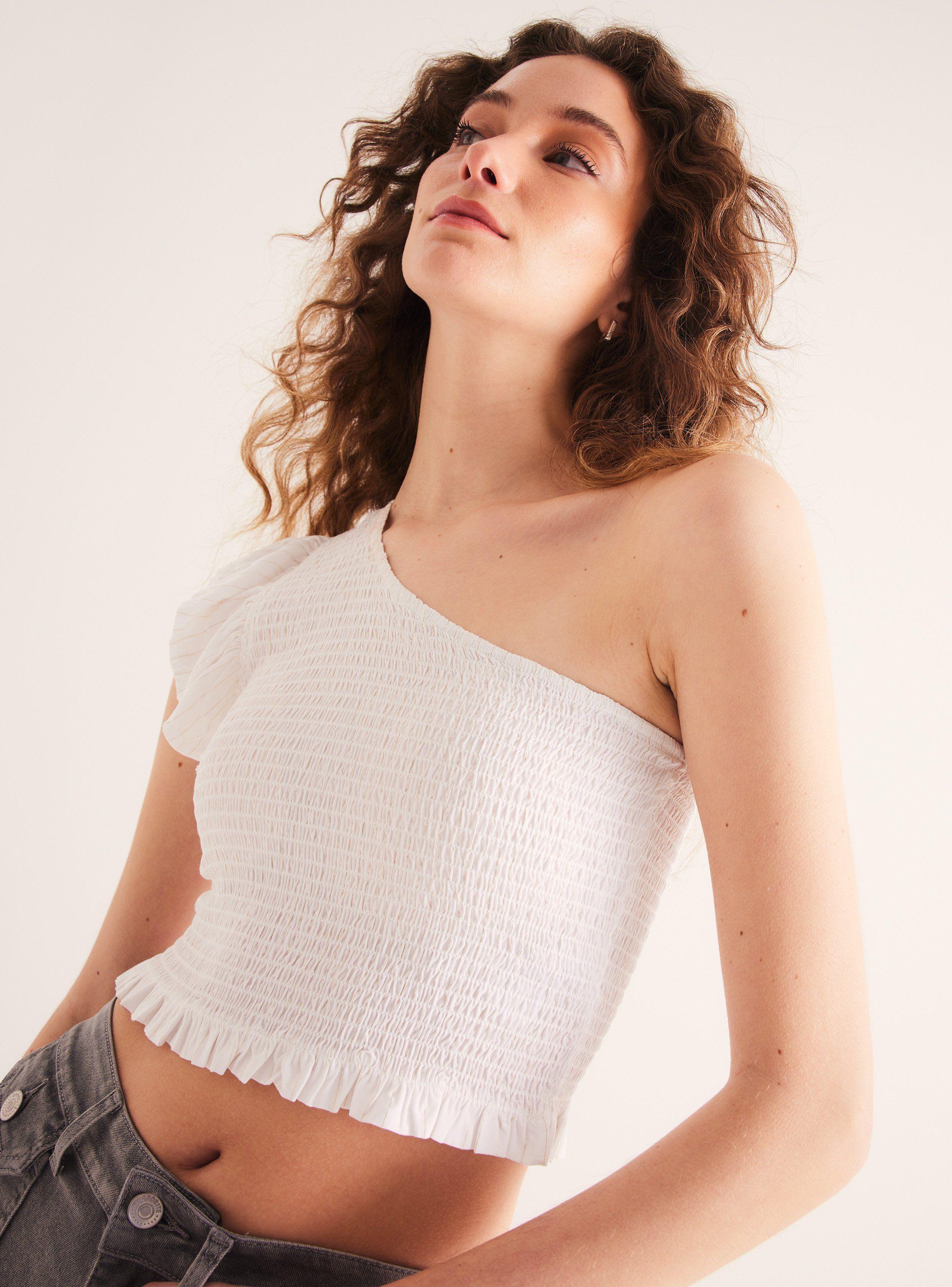 Polera One Shoulder Colores-2