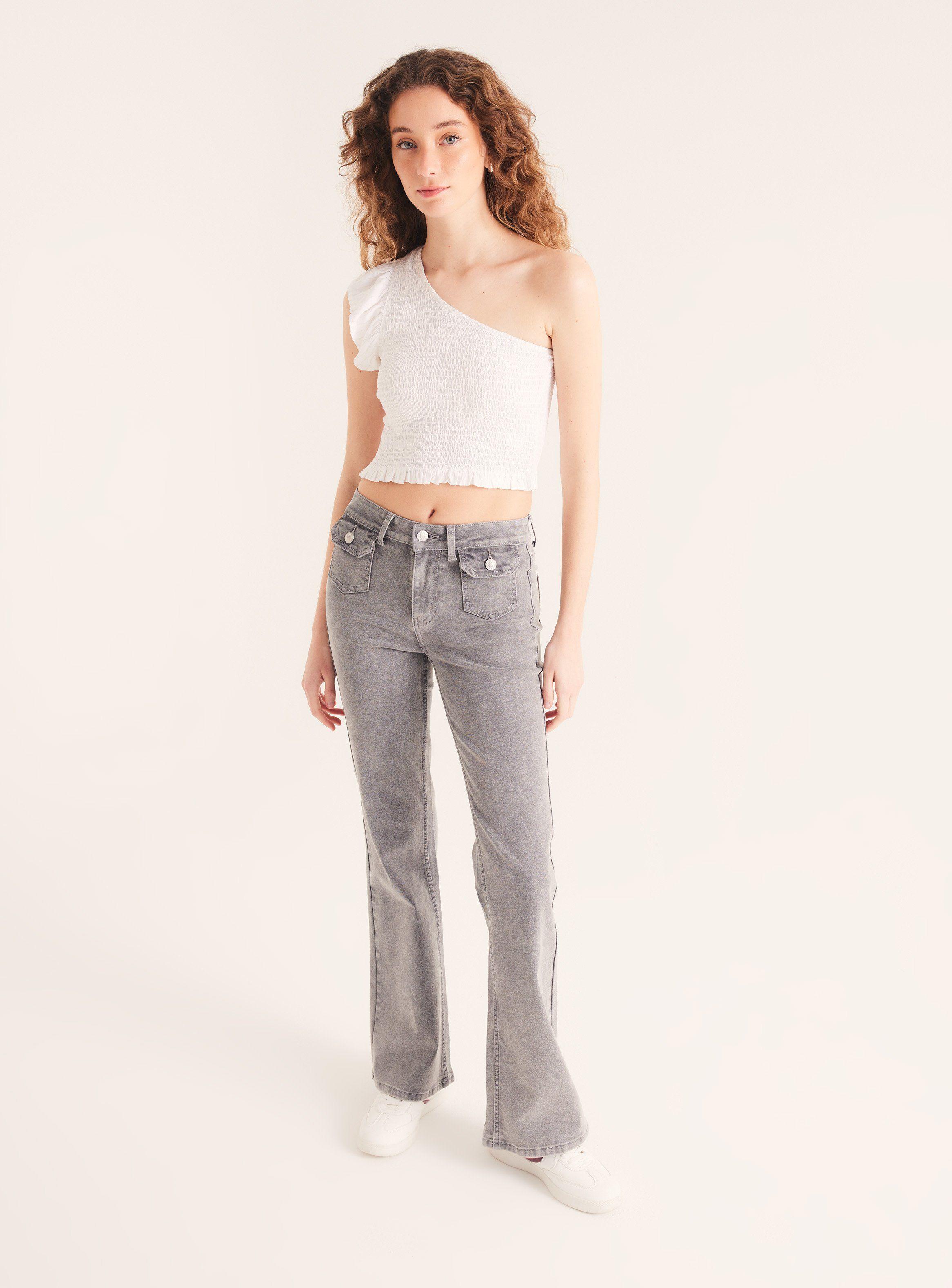 Polera One Shoulder Colores-4