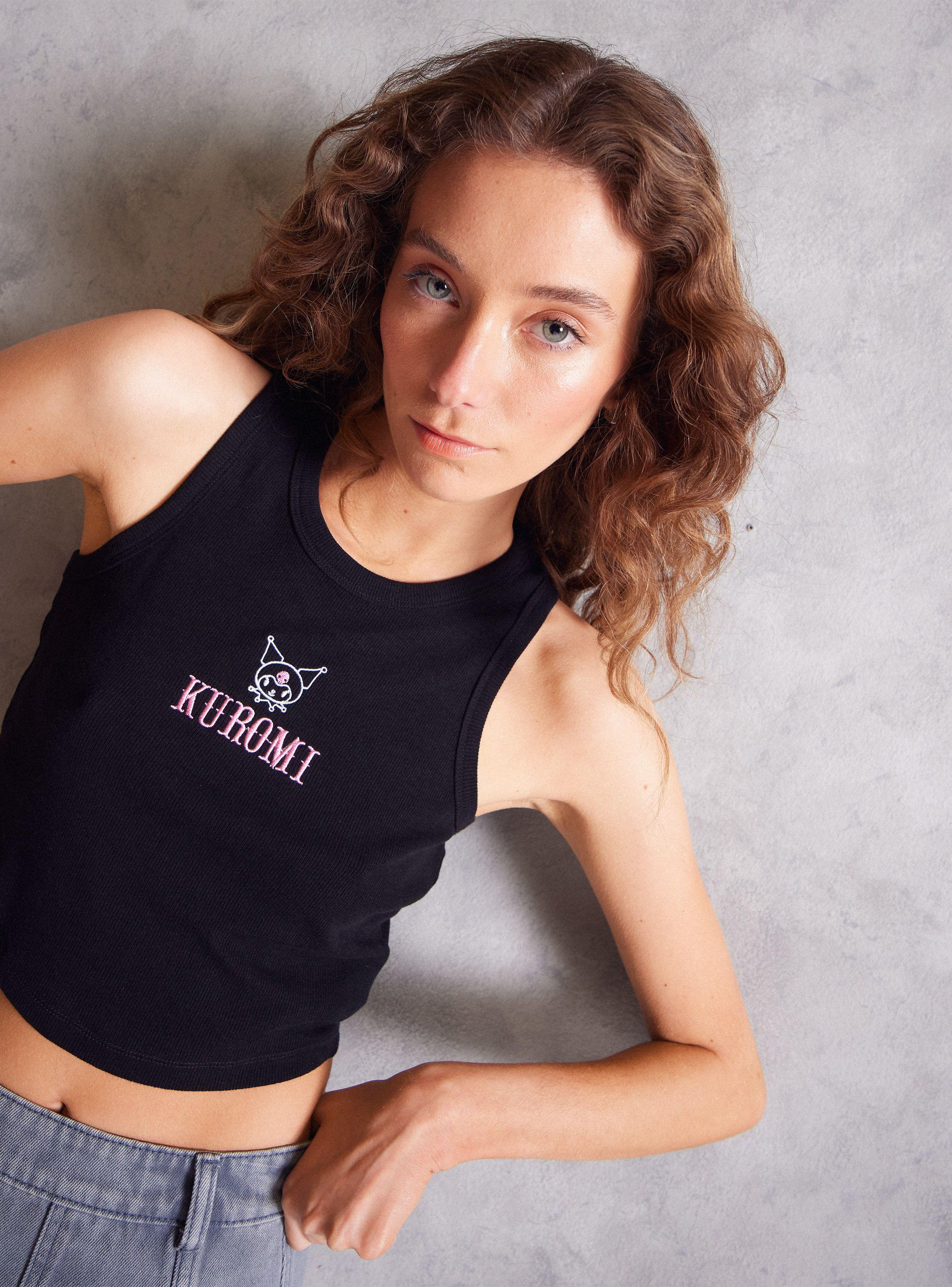 Polera Licencia Kuromi Bordado-3