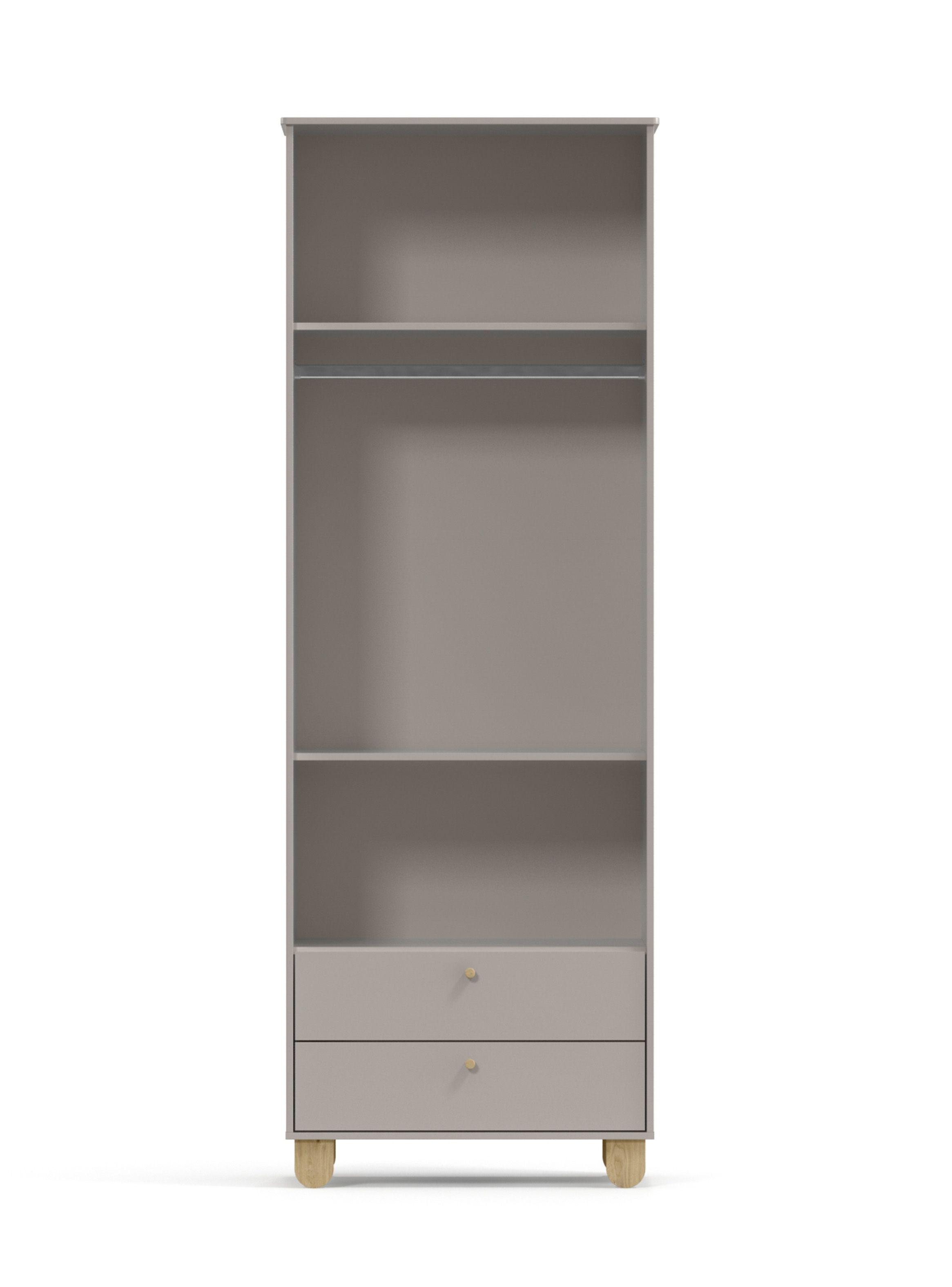 Armario Zupi 2 Puertas Gris Kidscool-1