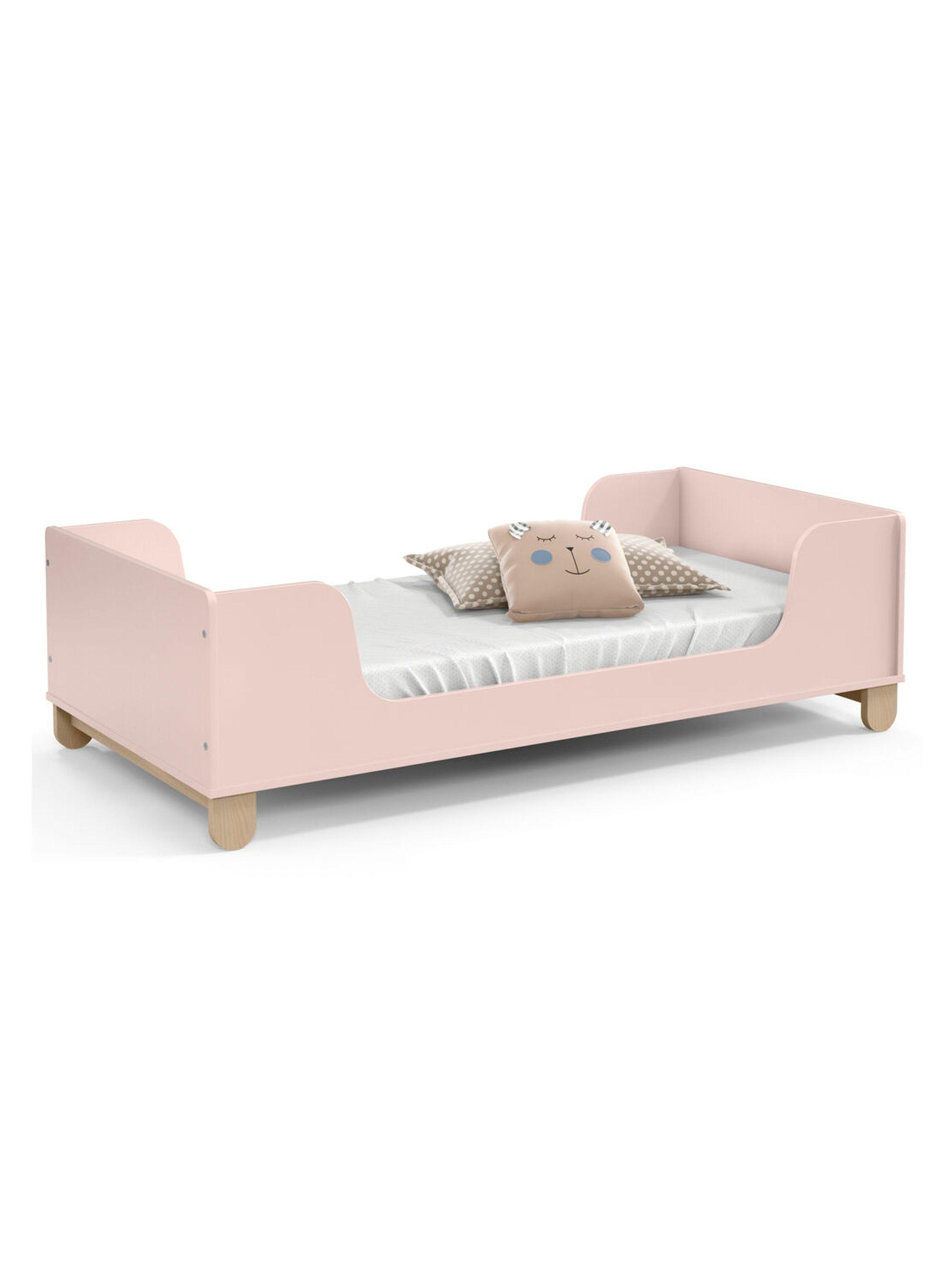 Mini Kidscool Cama Zupi Madera Rosada-0