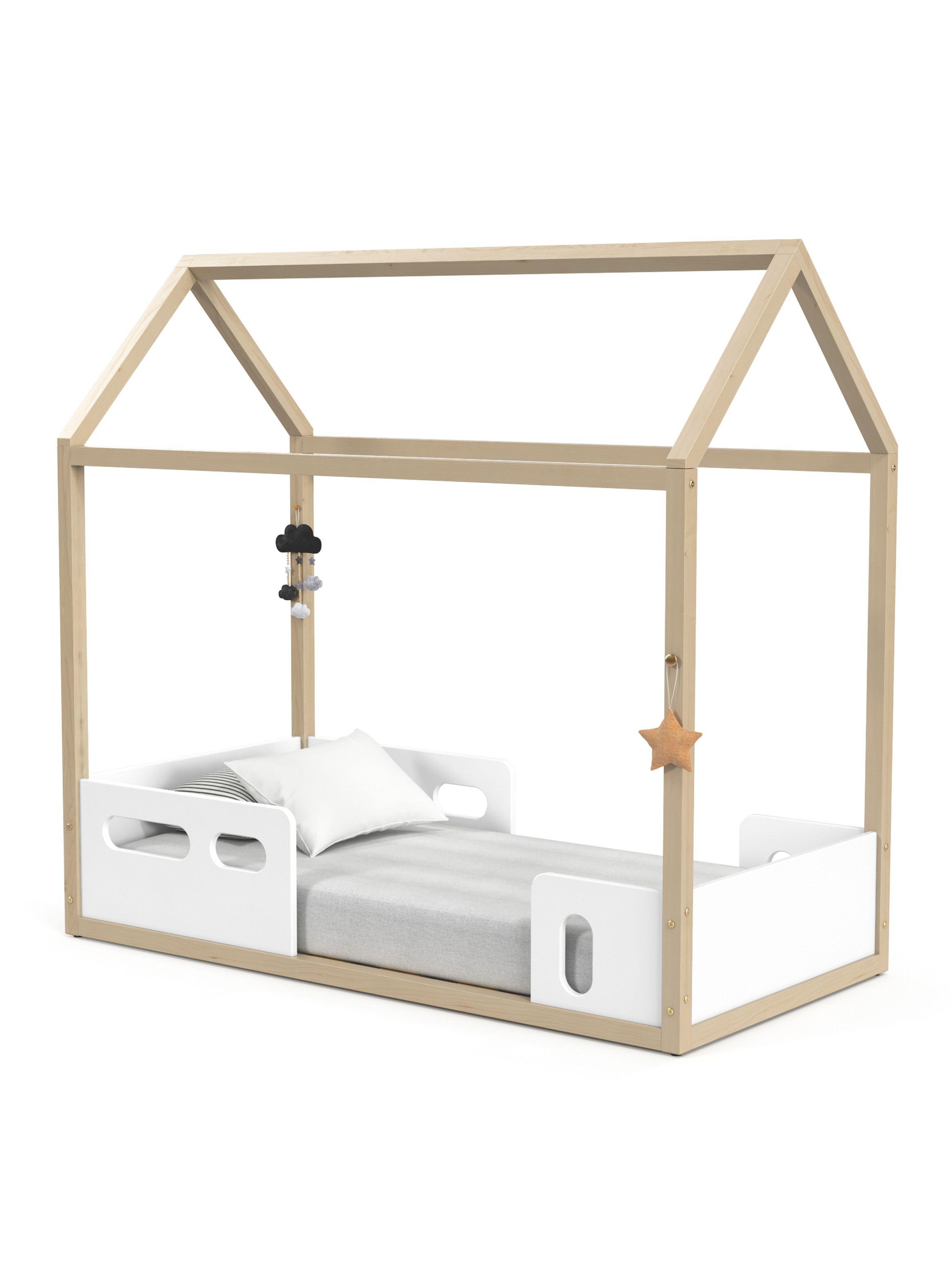 Cama Transición Madera Modelo Casita Liv Kidscool-1