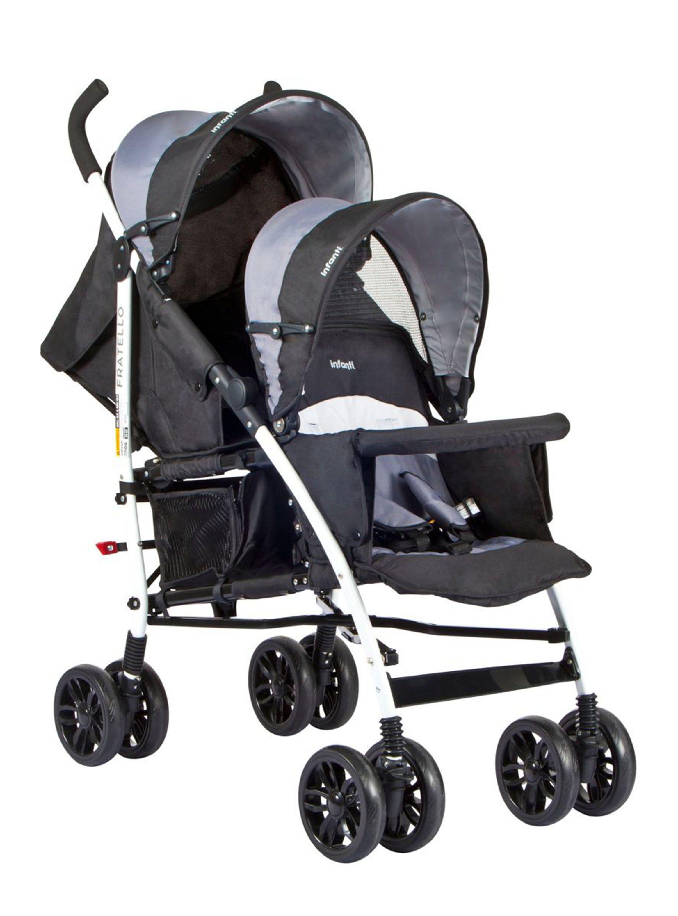 Coche Infanti Dúo Fratello YD300 GR/BL-0