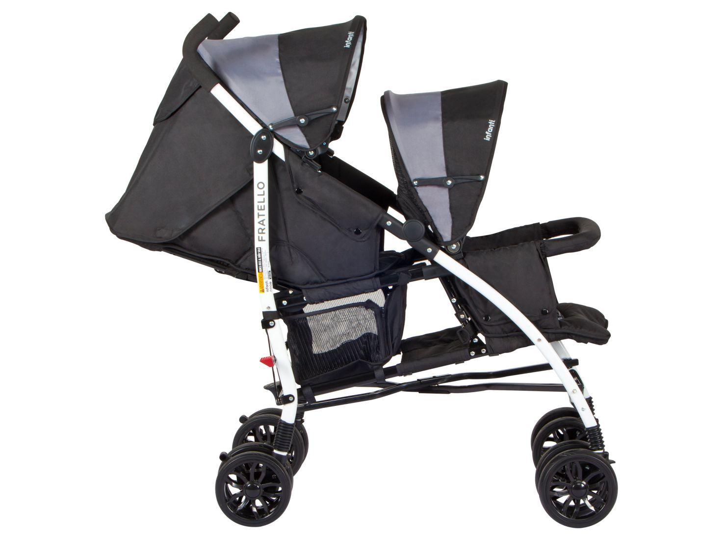 Coche Infanti Dúo Fratello YD300 GR/BL-3