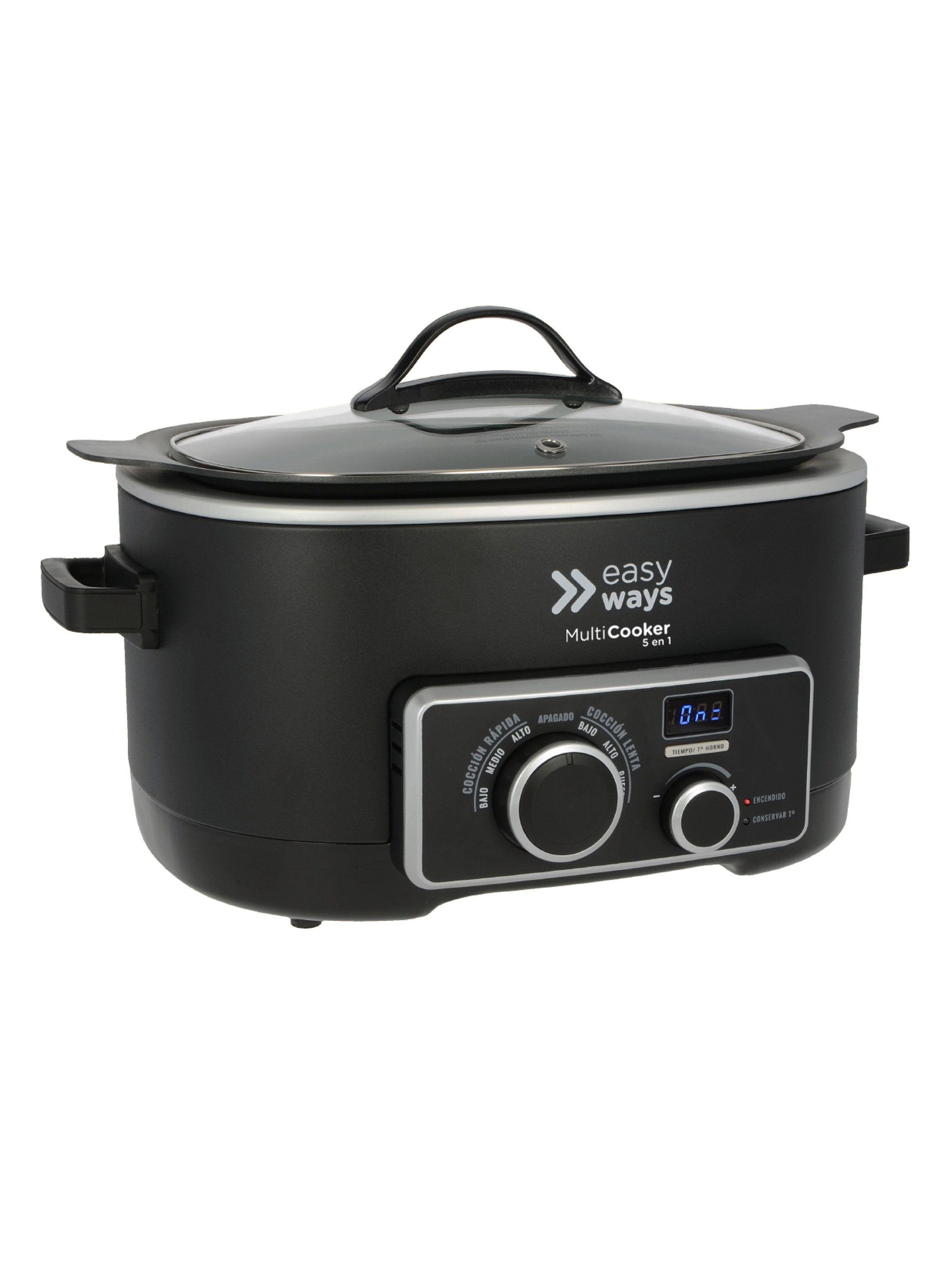 Olla de Cocción MultiCooker 5 en 1 de 5.5 Litros-0