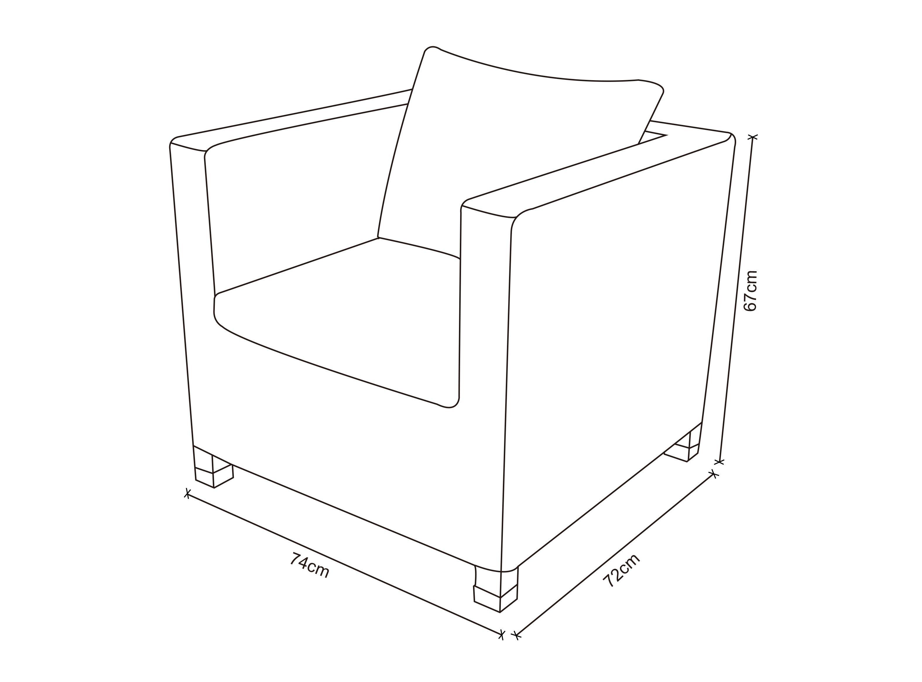 Juego Terraza Brisbane 2C + 2 Sillones + Mesa Attimo-3