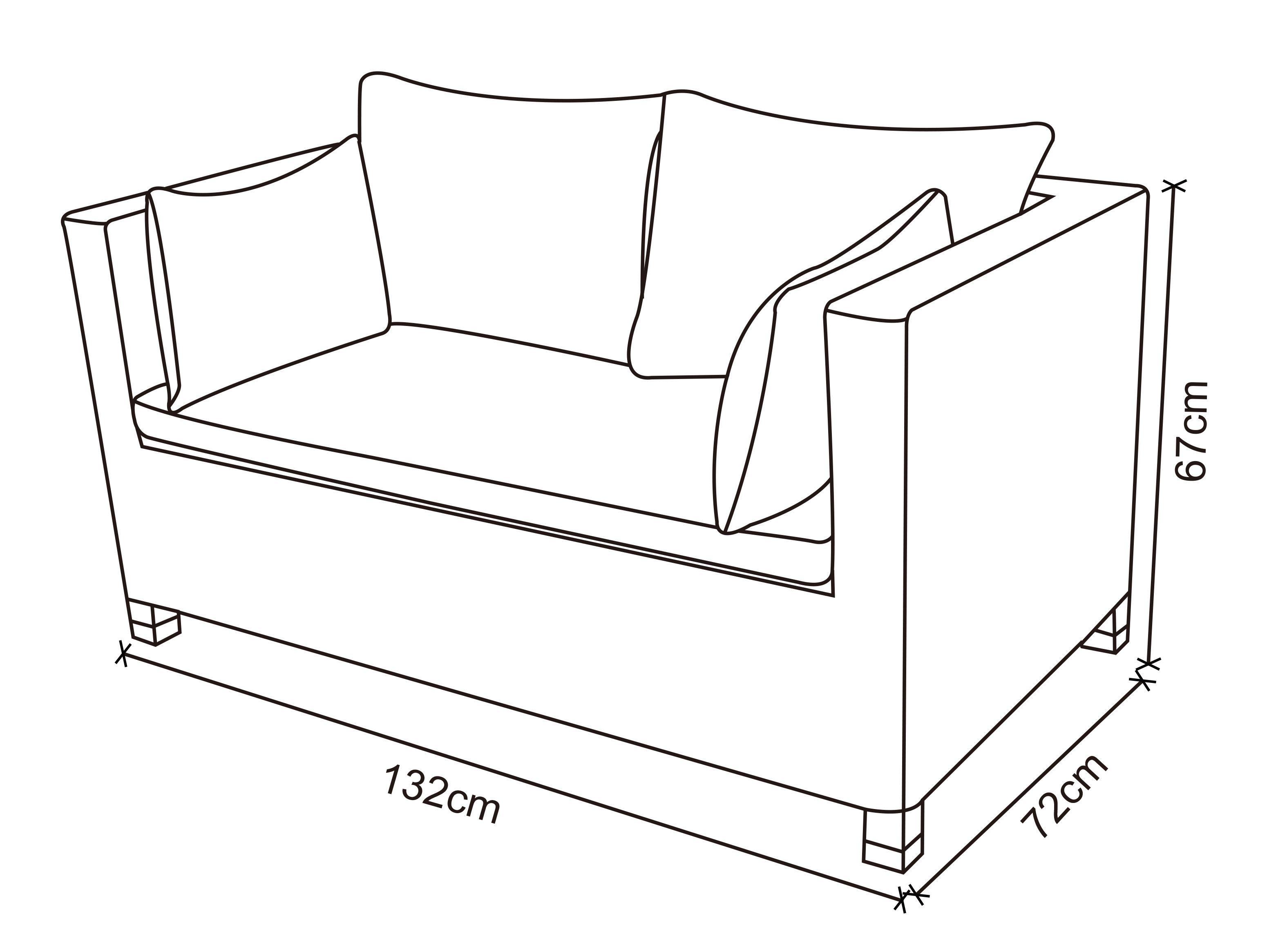 Juego Terraza Brisbane 2C + 2 Sillones + Mesa Attimo-1