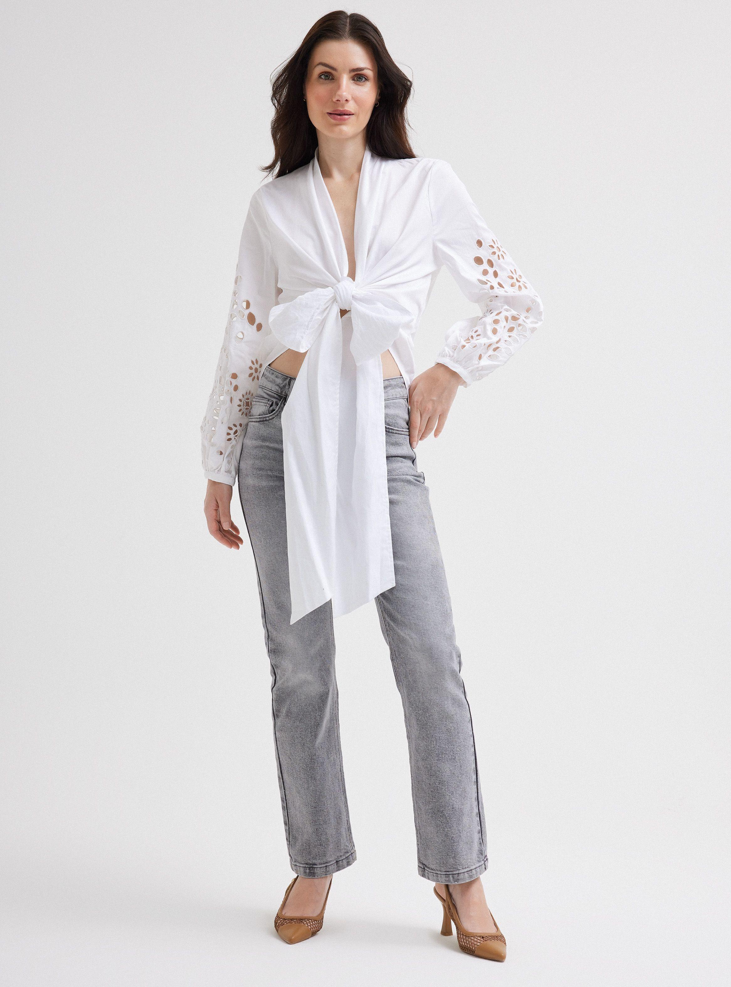 Blusa Manga Globo Broderie-4