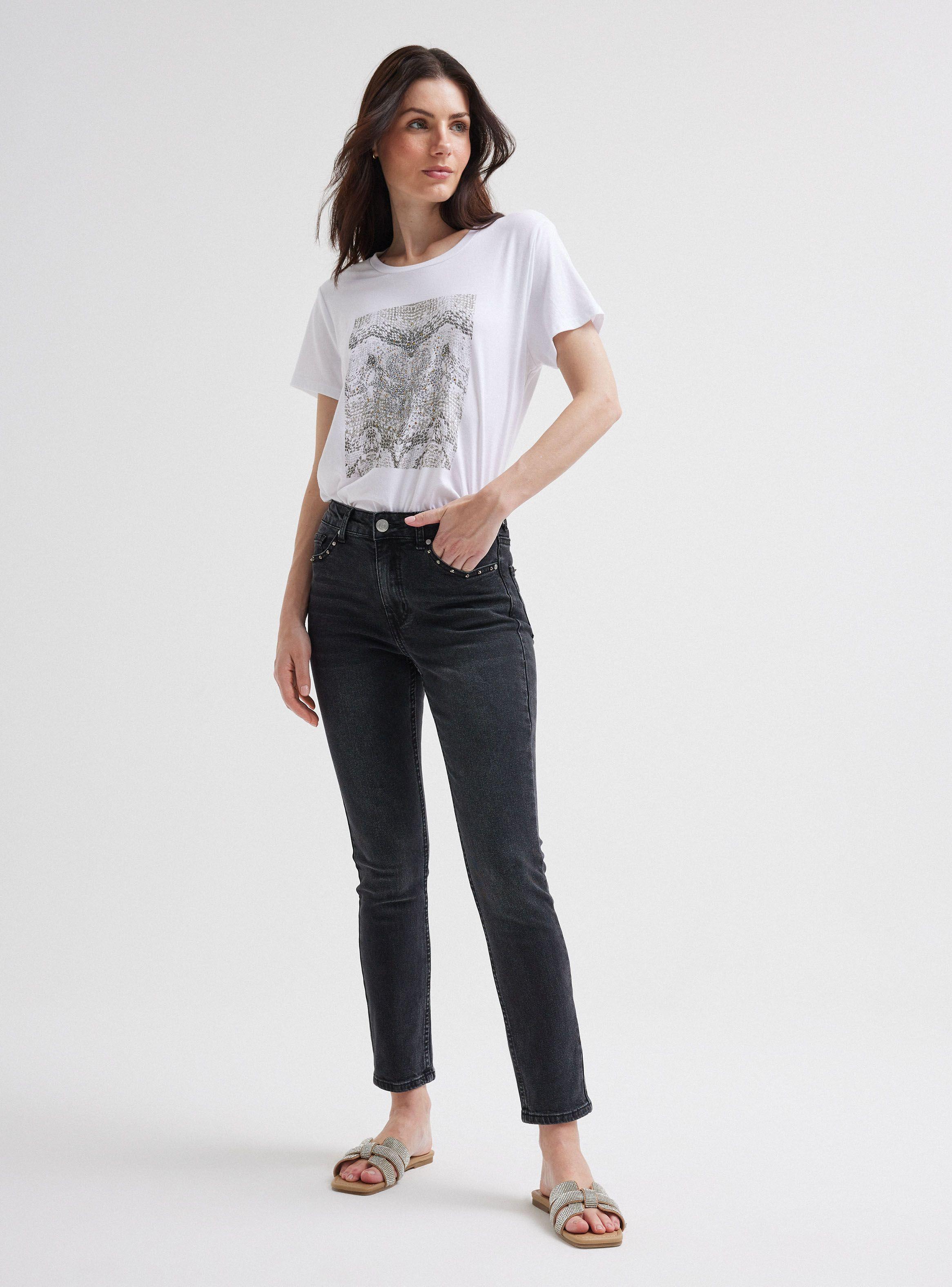 Jeans Skinny  con Tachas en Bolsillos-4