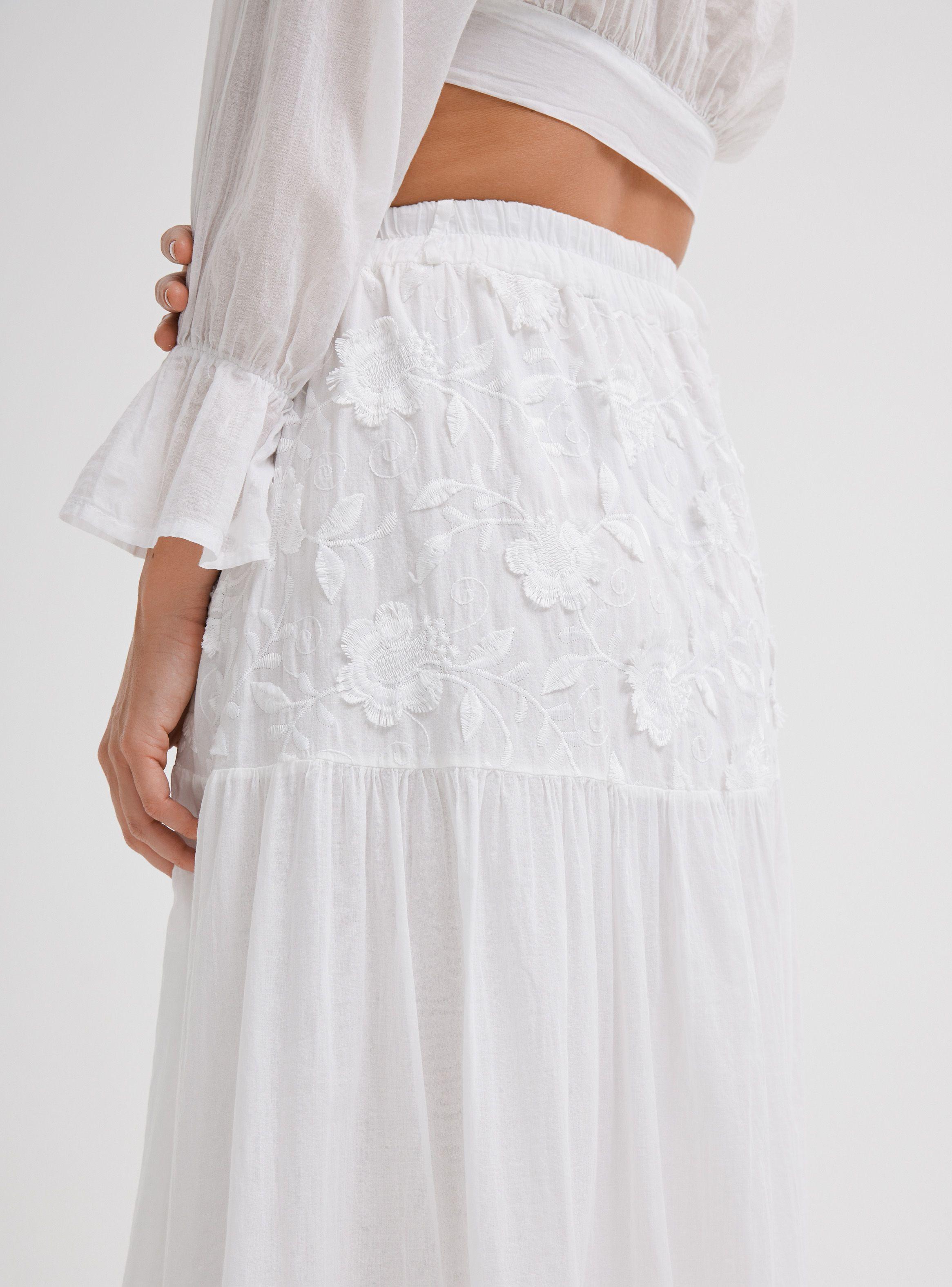 Falda Canesú en Jacquard Hecha en Italia-3