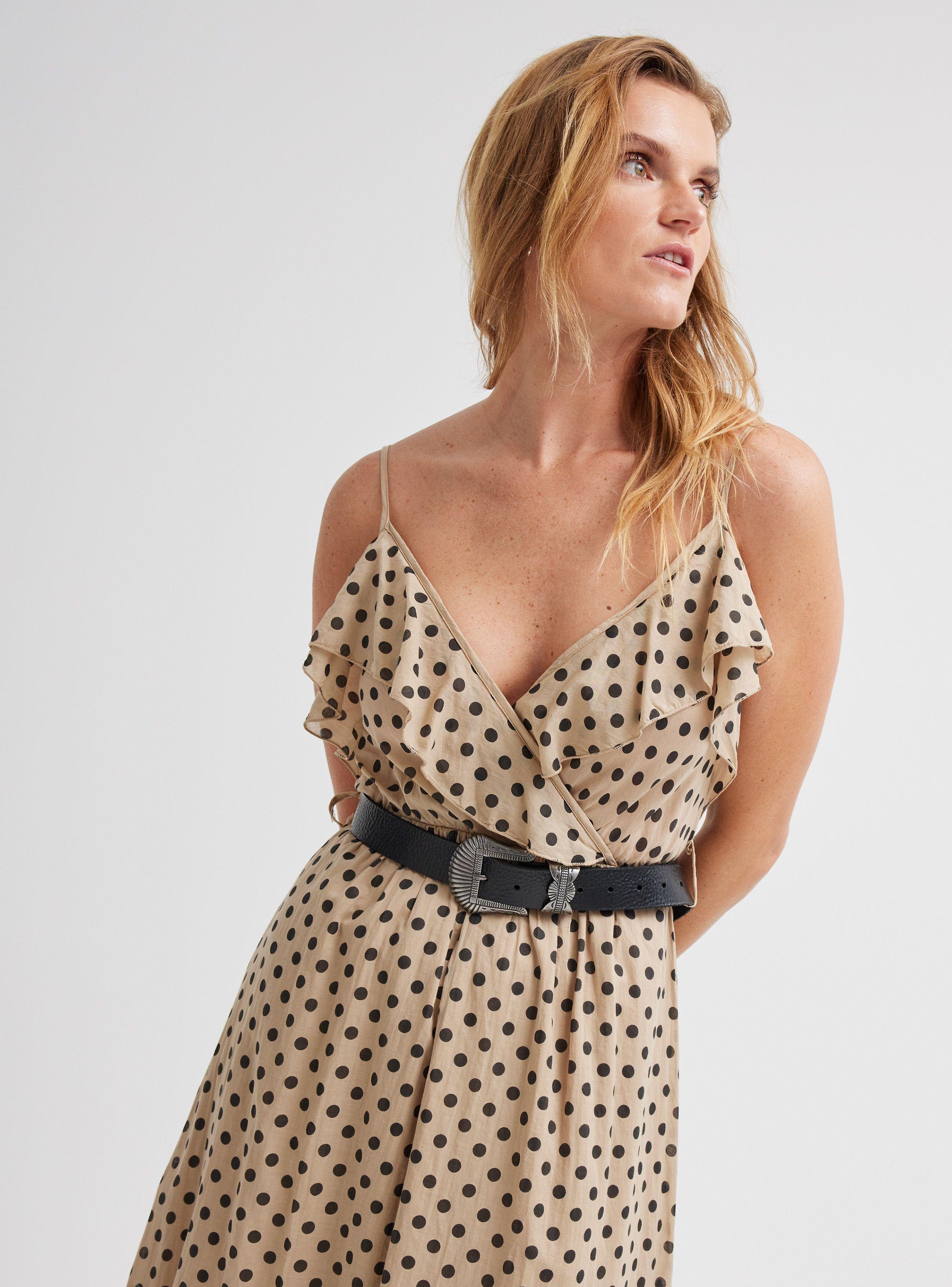 Vestido Largo Pabilos Lunares Hecho en Italia-2