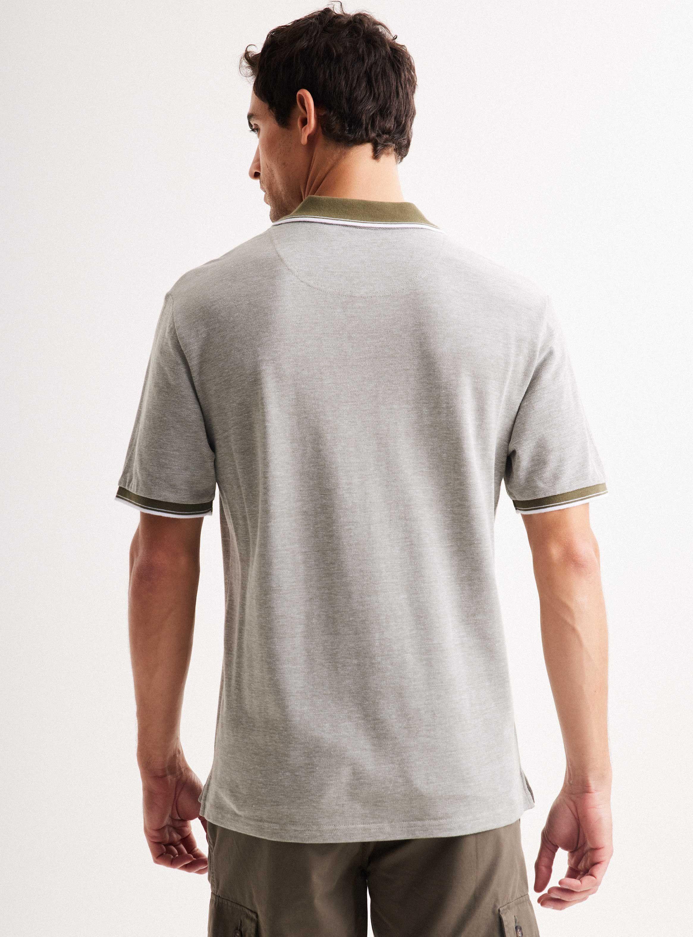 Polera Manga Corta Piqué Doble Hilo-1