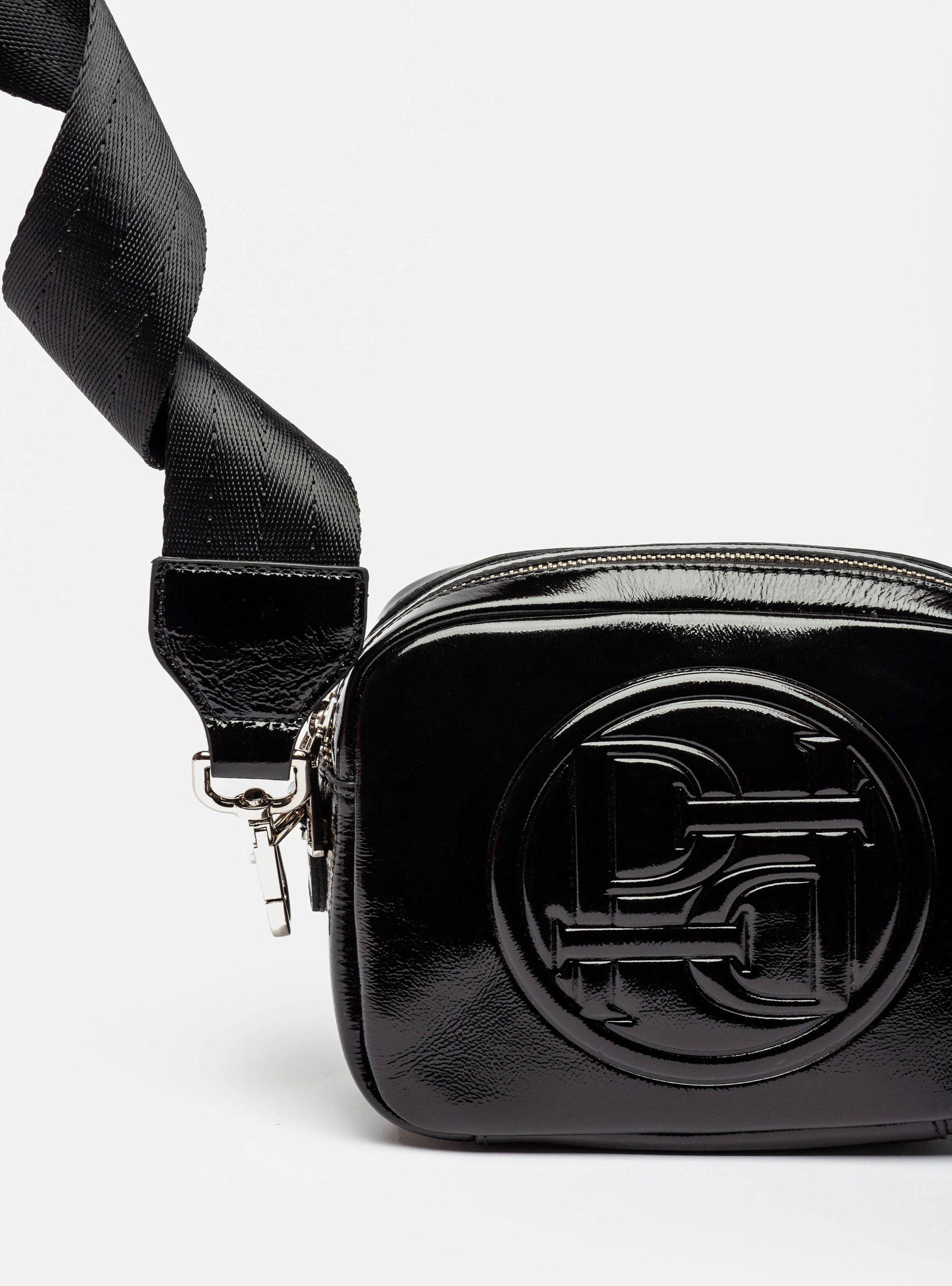 Bandolera en Cuero Audrey Negro-1