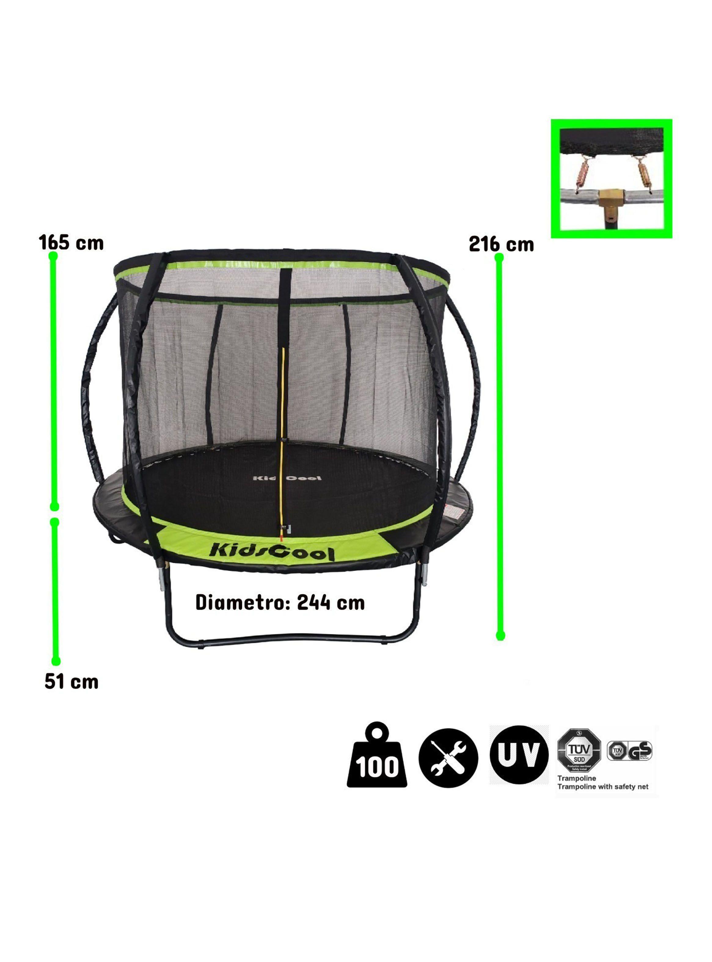 Cama Elástica Curve Pro 8 Pies-3