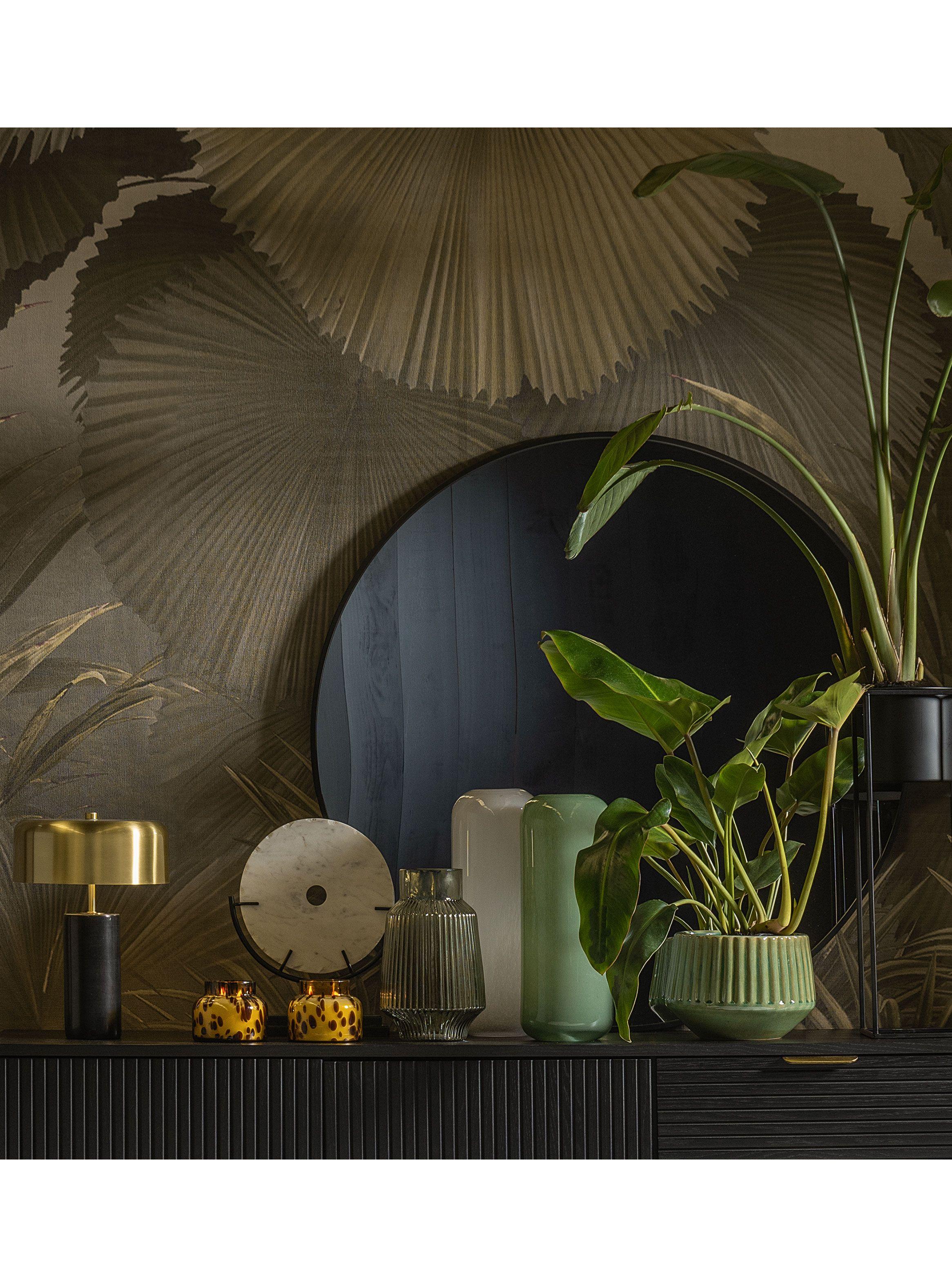 Porta Planta Negro 67 cm-3