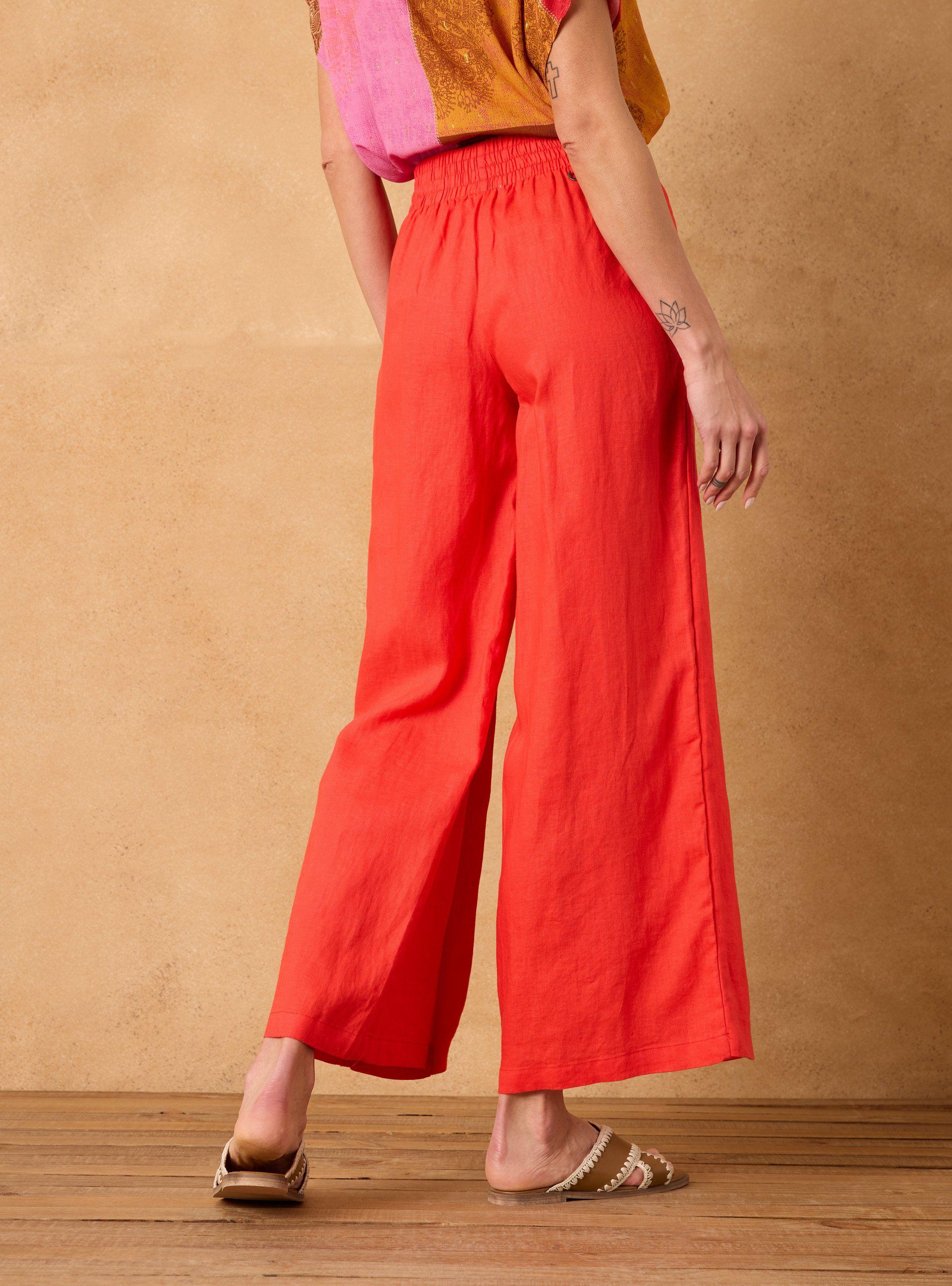 Pantalón Argollas con Lazo Lino-1