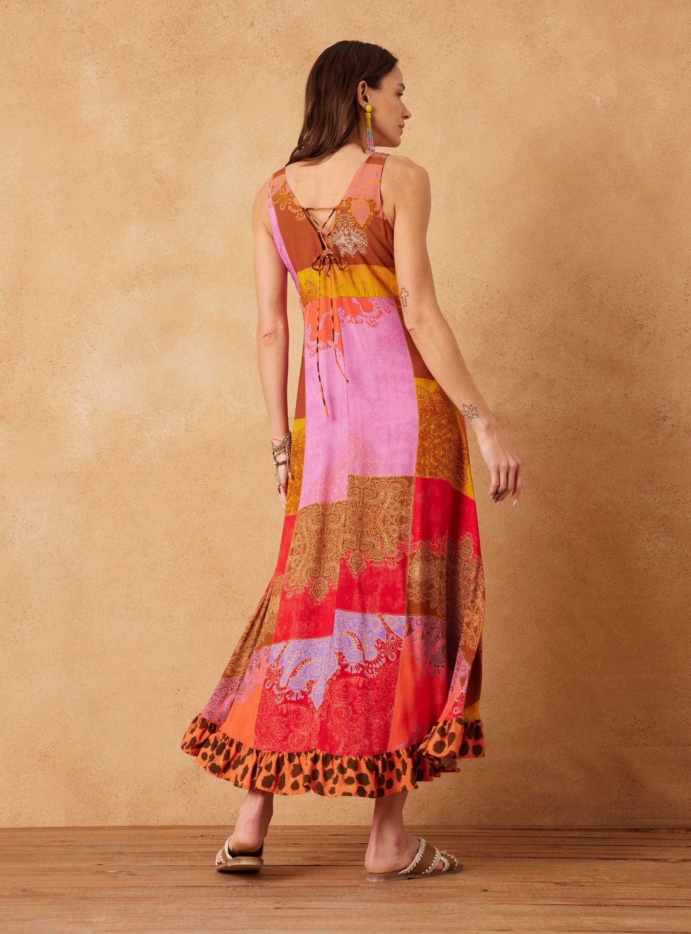 Vestido Estampado Vuelo-5